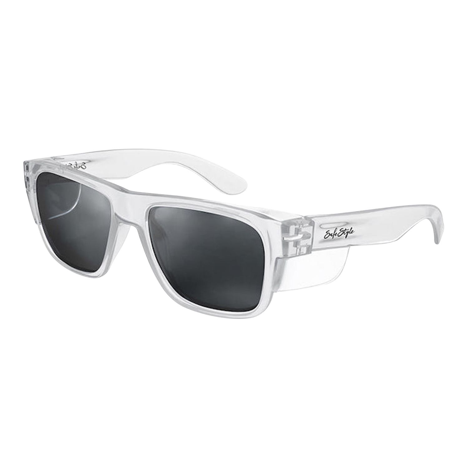 Safestyle Fusions Sunglasses Clear Frame Tinted Lens Bowens