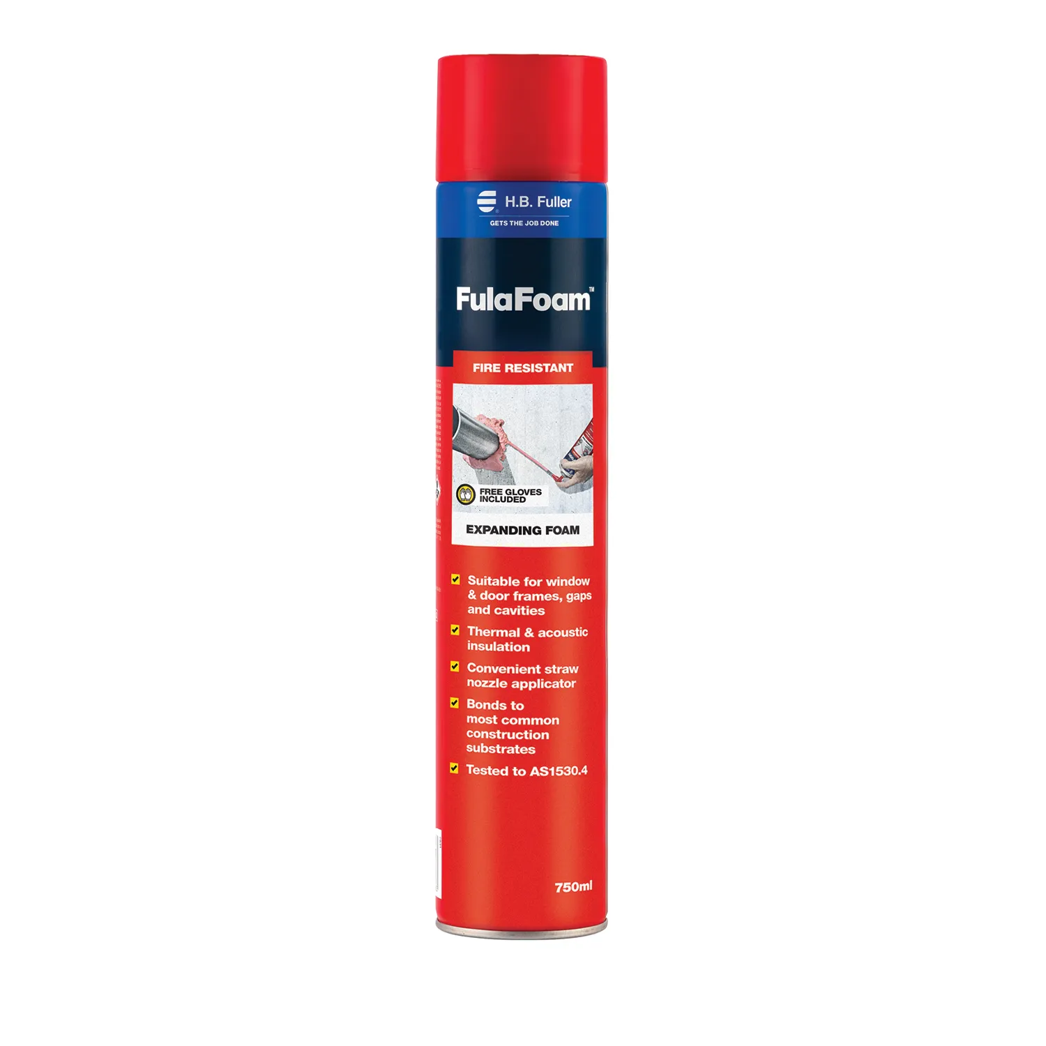 FFR750_01_01_c2de2100641d9365824babcf277a0d36744e5f9f_FFR750_a H.B. Fuller® FulaFoam™ Fire Resistant Expanding Foam