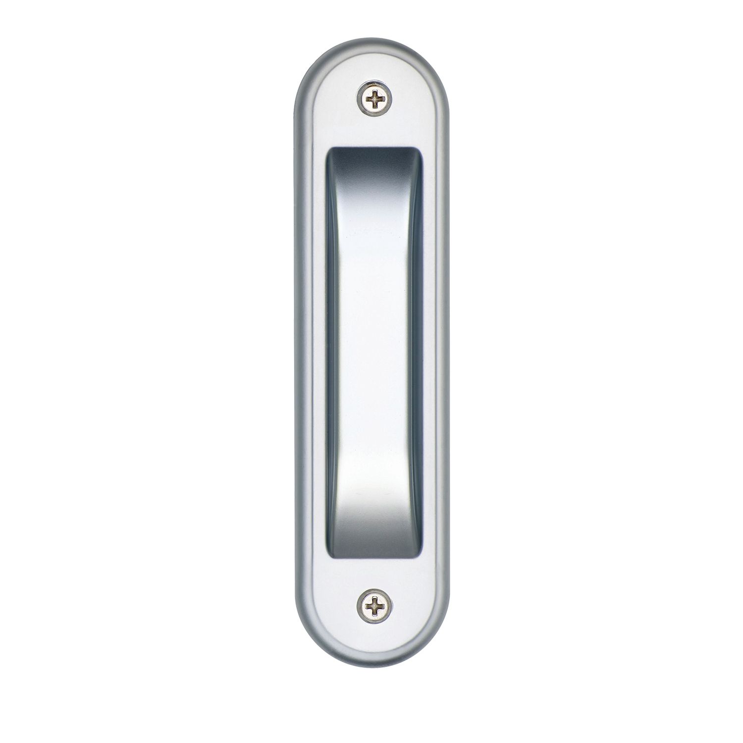 Gainsborough Flush Pull Radius Satin Chrome Bowens