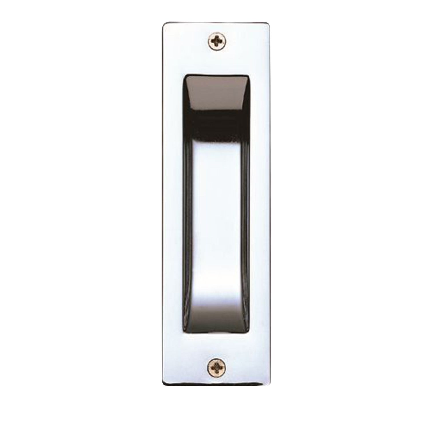 Gainsborough Flush Pull Rectangular Bright Chrome Bowens