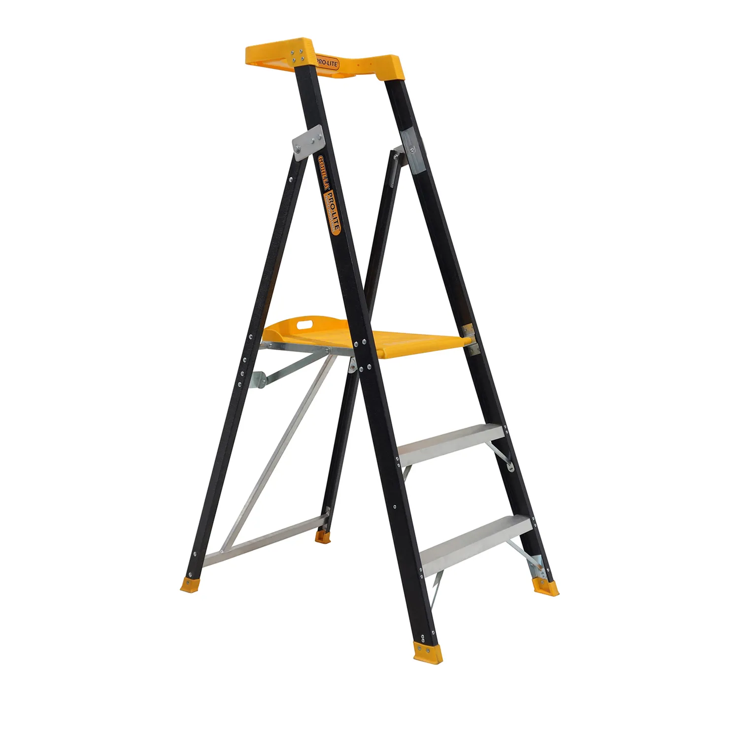 Gorilla® Pro-Lite Industrial Fibreglass Platform Ladder