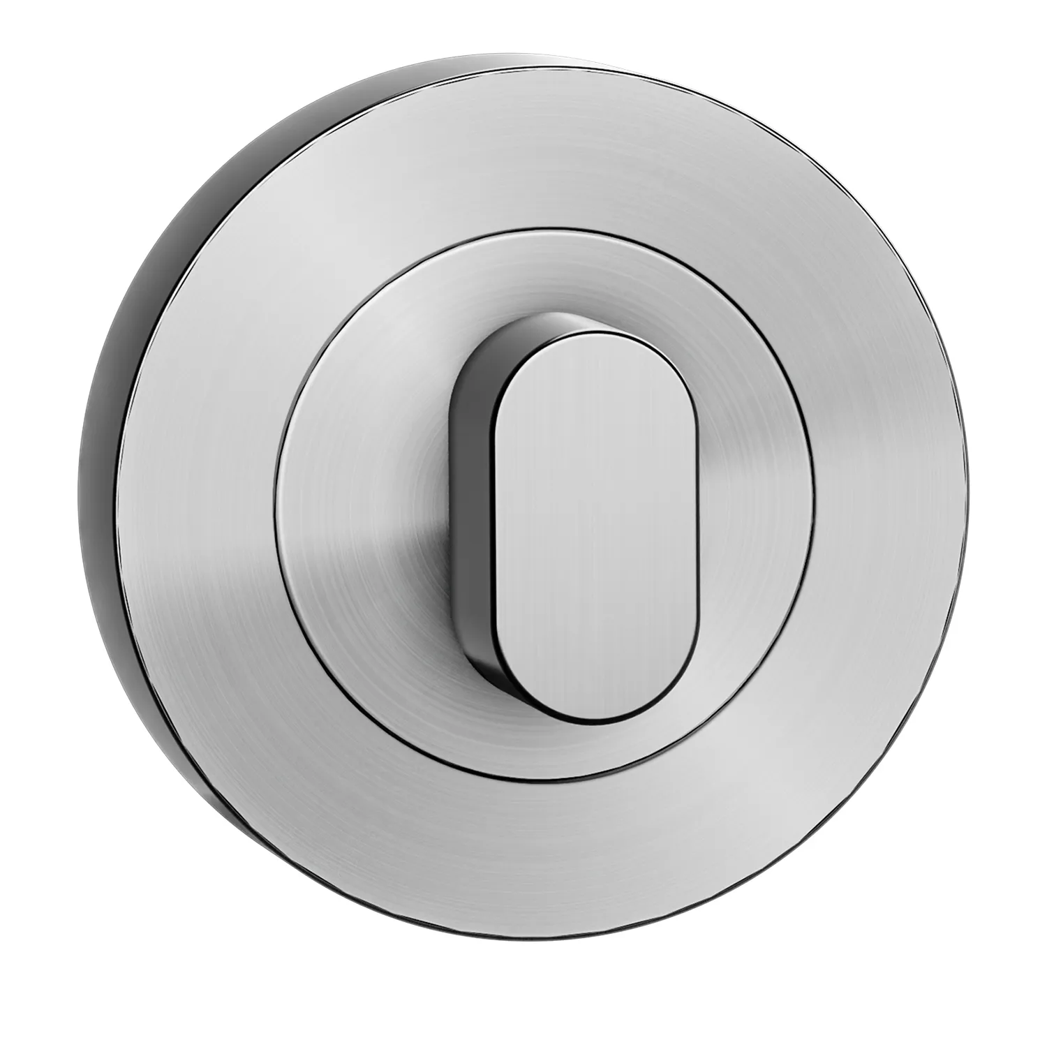 Novas Frame B Round Rose Turnsnib Satin Nickel