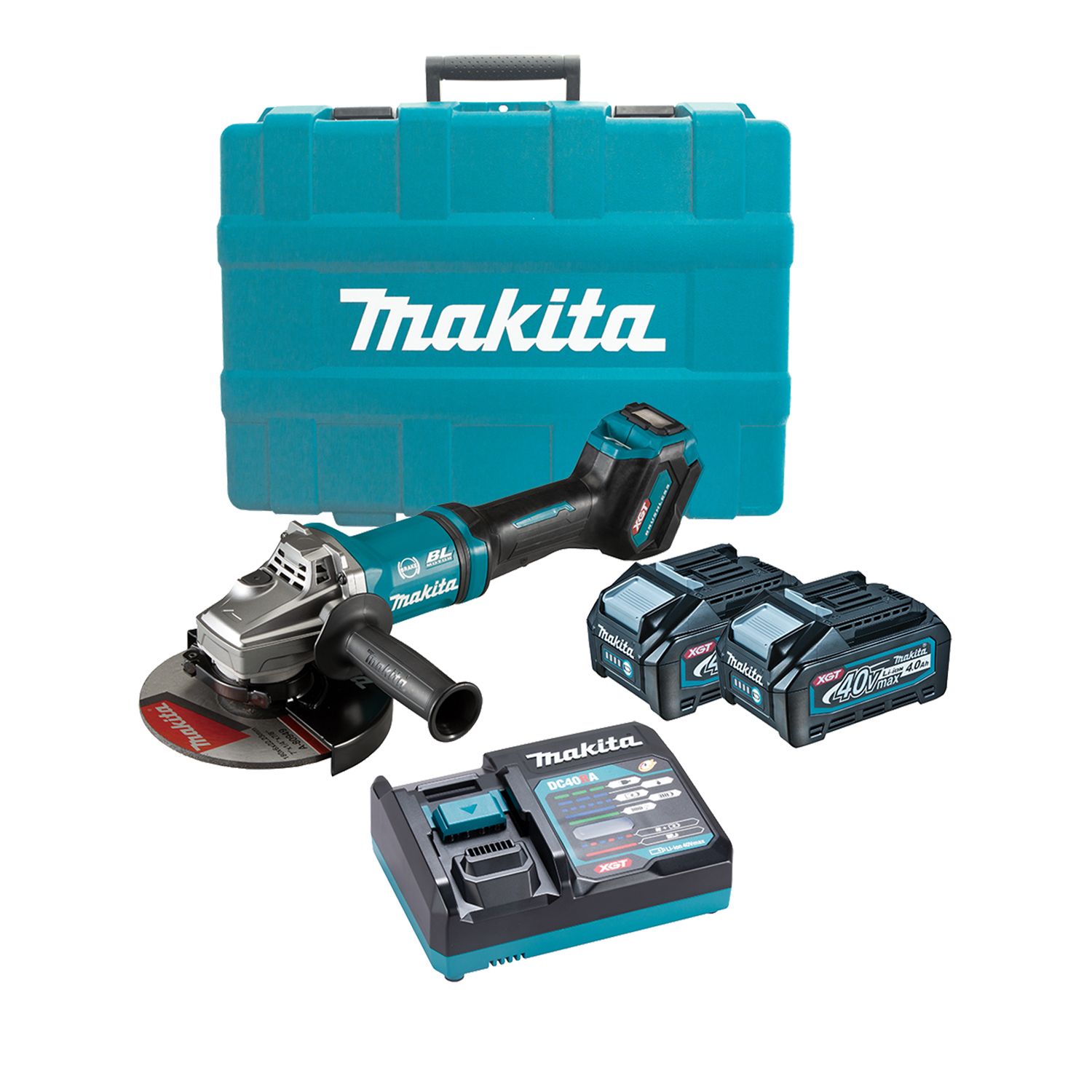 Makita® 40V Max Cordless Brushless Angle Grinder Kit | Bowens