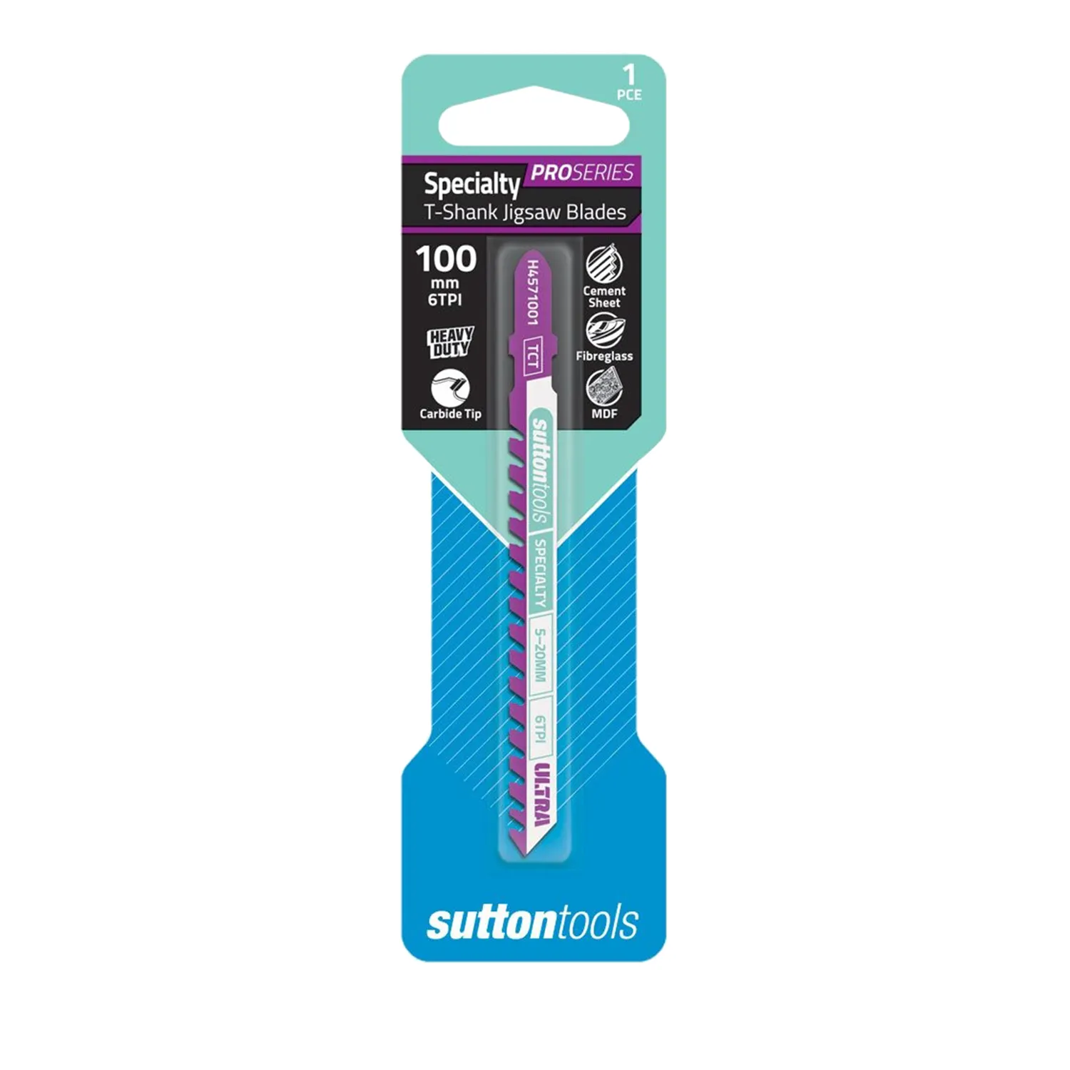 Sutton Tools Ultra H457 T-Shank Specialty Jigsaw Blade