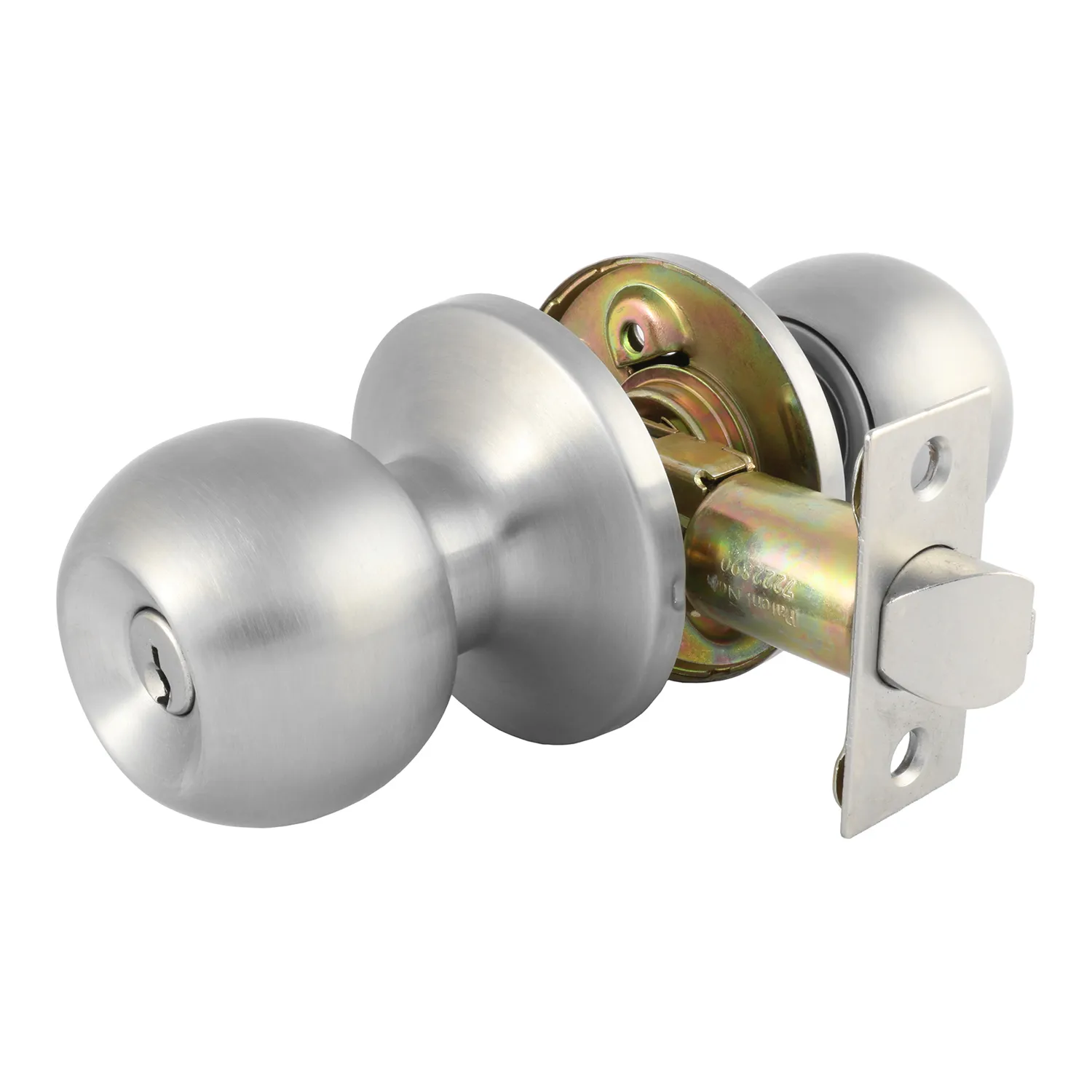 Homecraft Entry Knobset Brushed Stainless Steel