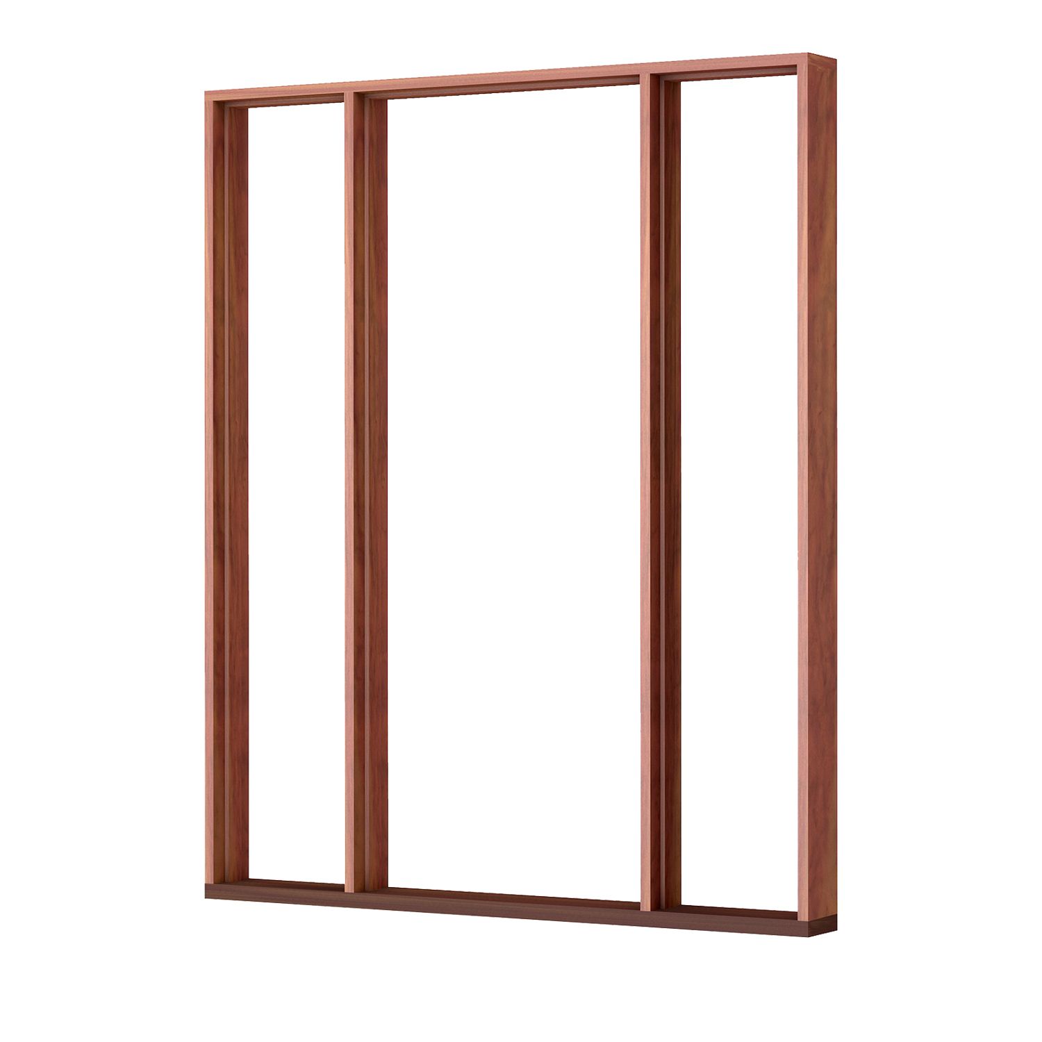 Hume Entry Frame HEF8 with 2xSidelite & Sill Assembled Clear Bowens