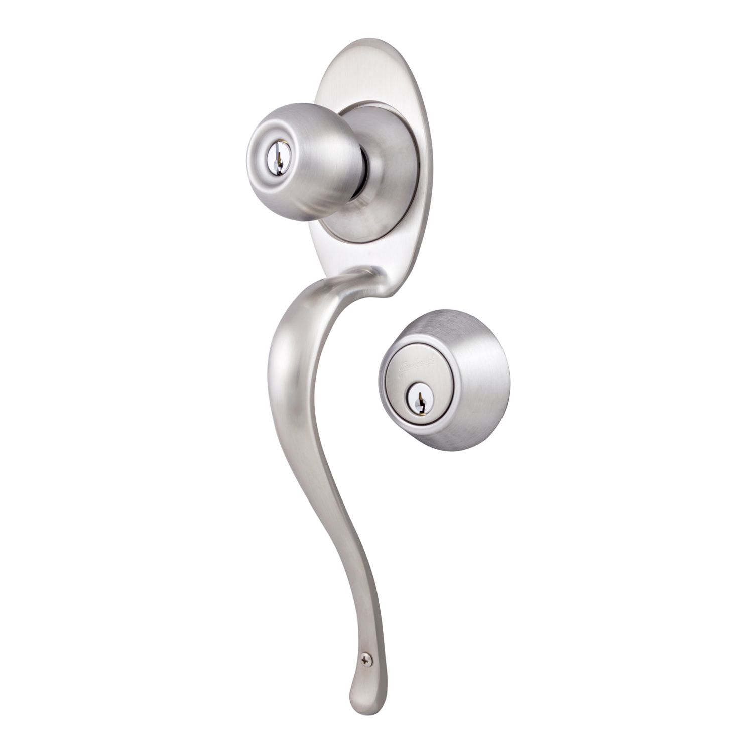 Gainsborough First Impressions Entry Handle Set Stainless Steel Bowens