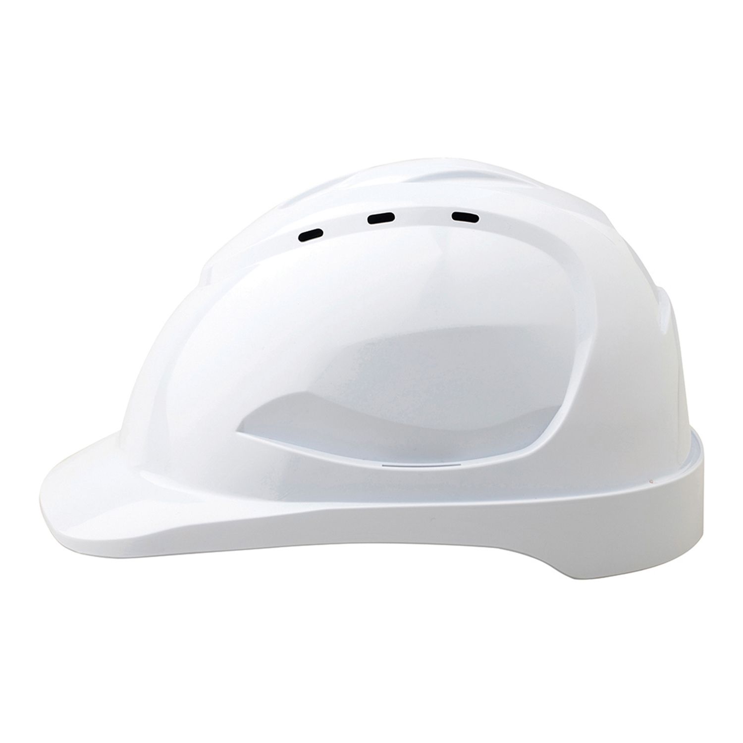 Pro Choice V9 Vented Hard Hat with Pushlock Harness White Bowens