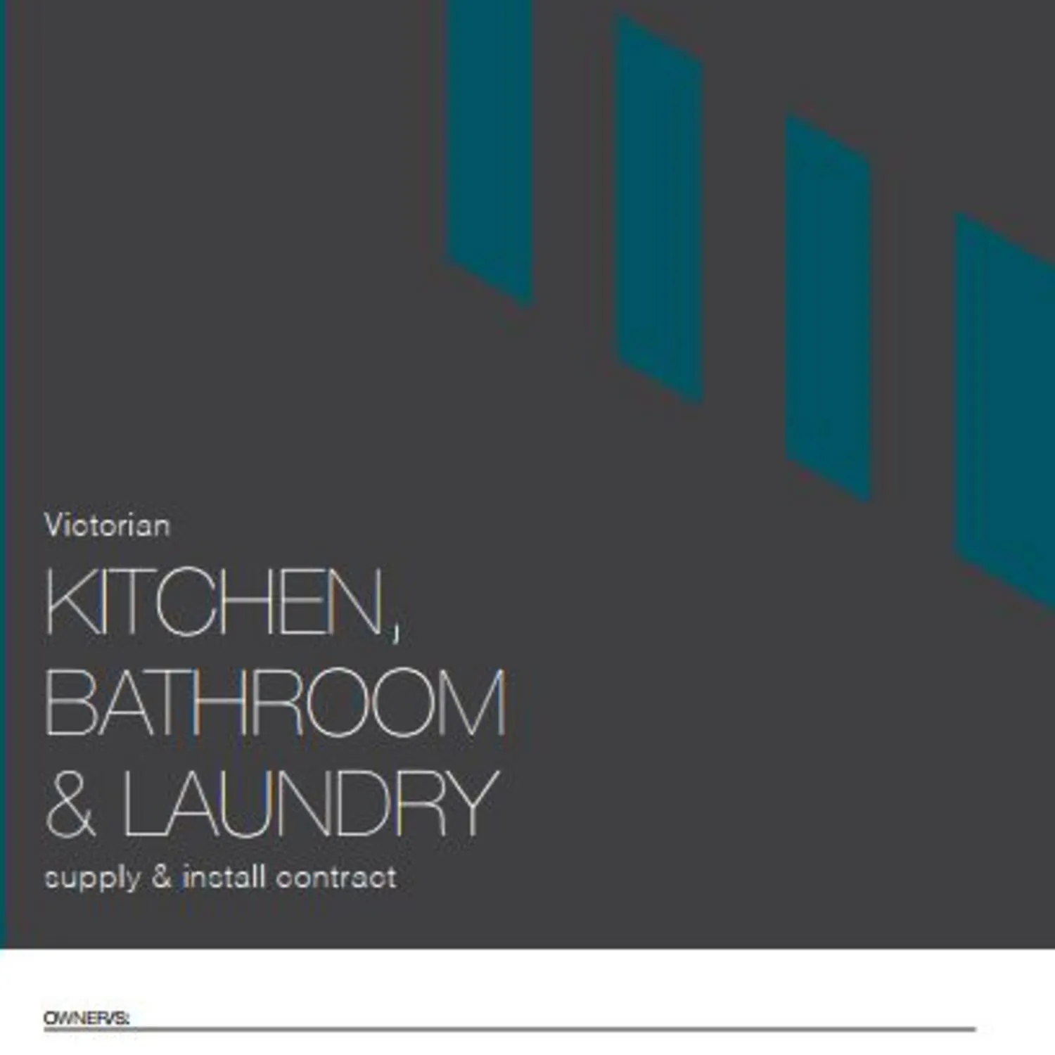 HIA Kitchen Bathroom Laundry Contract