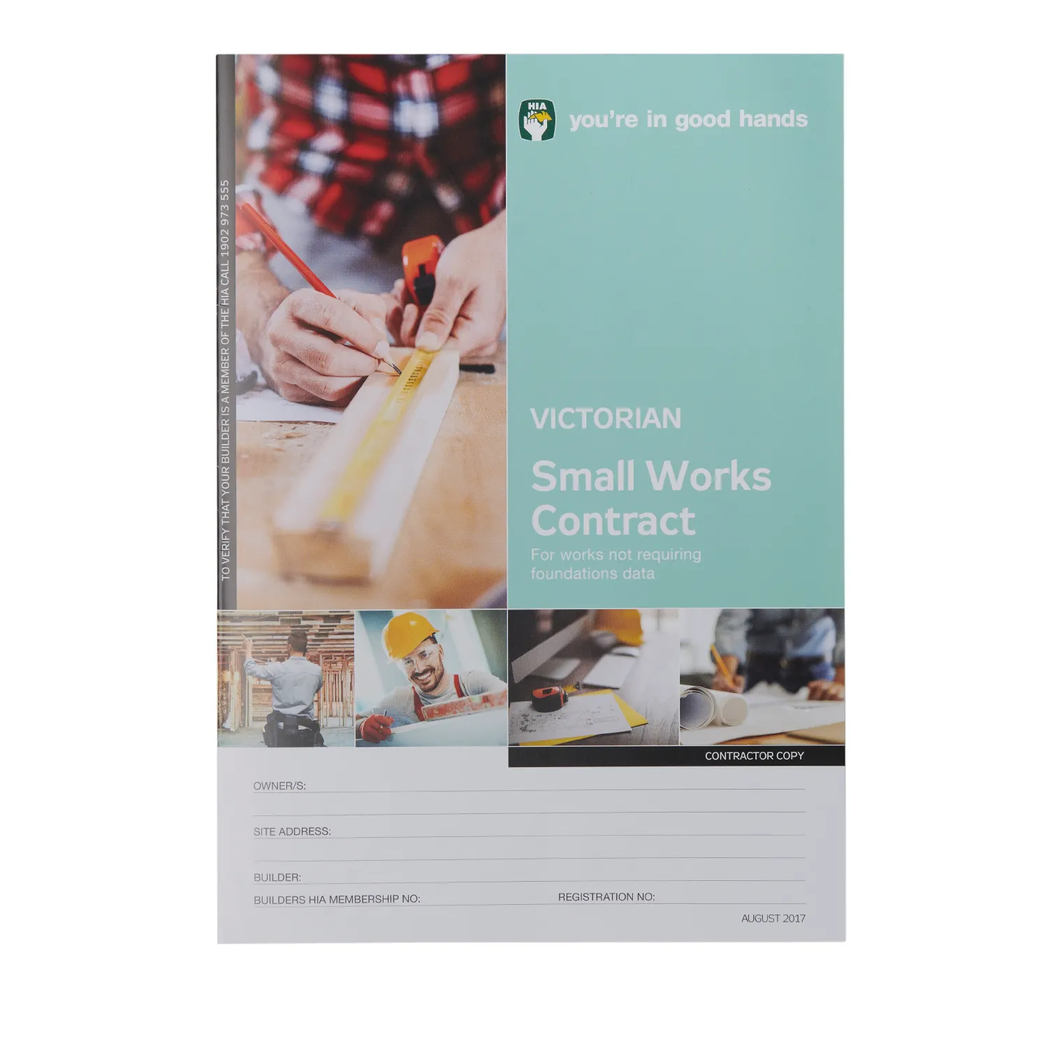 HIA Vic Small Work Contract