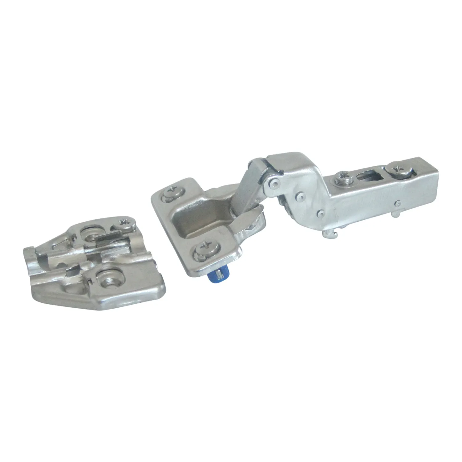 Worldwide 110 Degree Concealed Insert Cabinet Hinge Nickel Plated