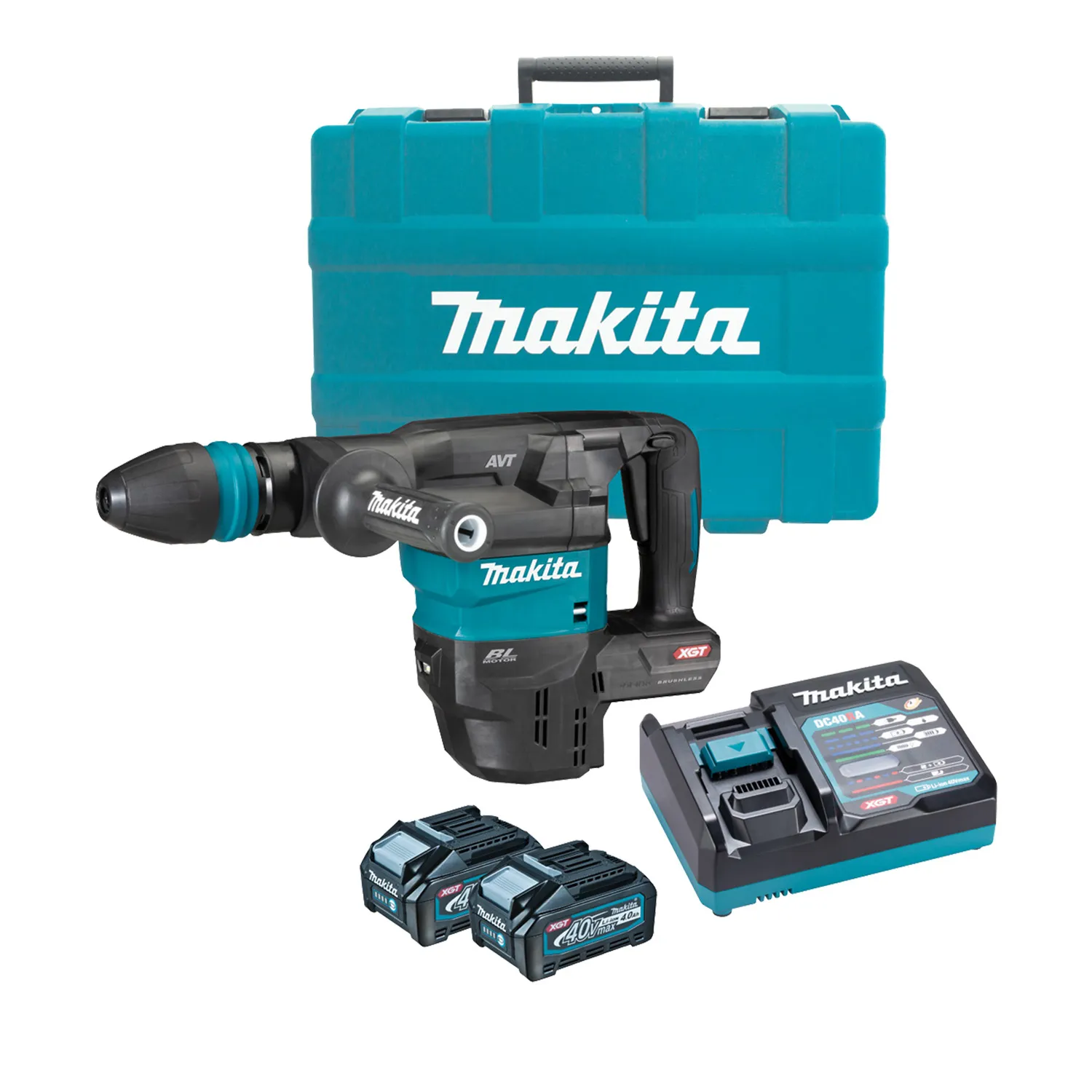Makita® HM001GM202 40V Max Brushless SDS Max Demolition Hammer Kit