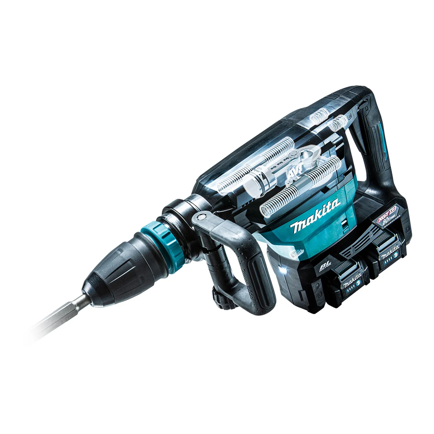 HM002GZ03_01_01_cb656231a13052a7d690e03f4ca57f53fee3fa6e_RS3174_HM002G_part3 Makita® HM002GZ03 80V Max (40Vx2) Brushless SDS Max Demolition Hammer (Tool Only)
