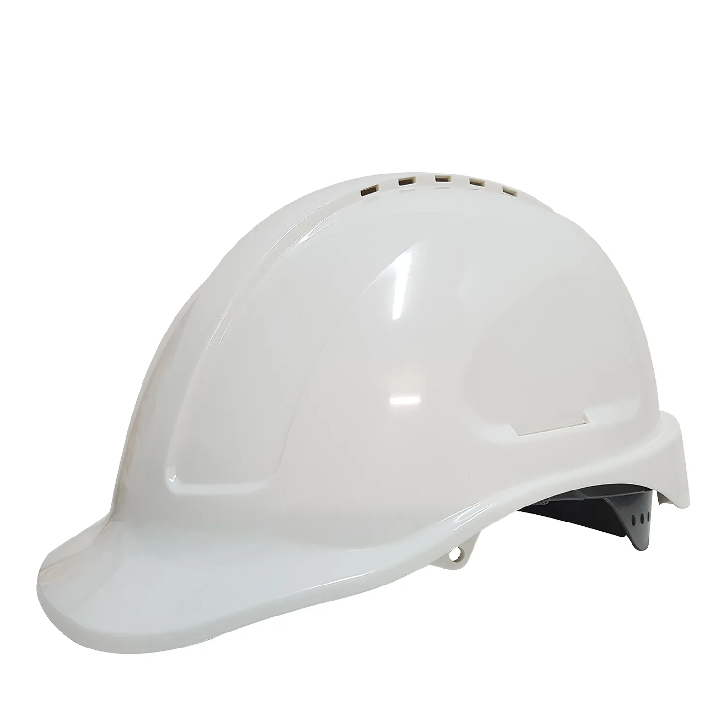 HVS590W_01_01_e4de366222559cbc7ab2258f14a748a6c46cd0b5_HVS590W_0 Maxisafe® Long Peak Vented Hard Hat With Sliplock Harness White