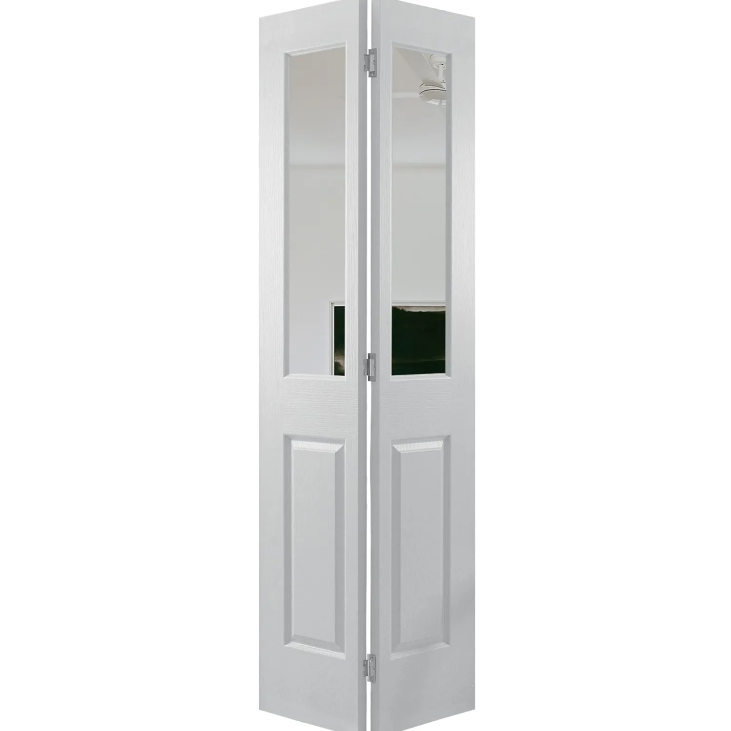 Hume Internal Bifold Door OAKG BF19 with Track & Fittings Clear