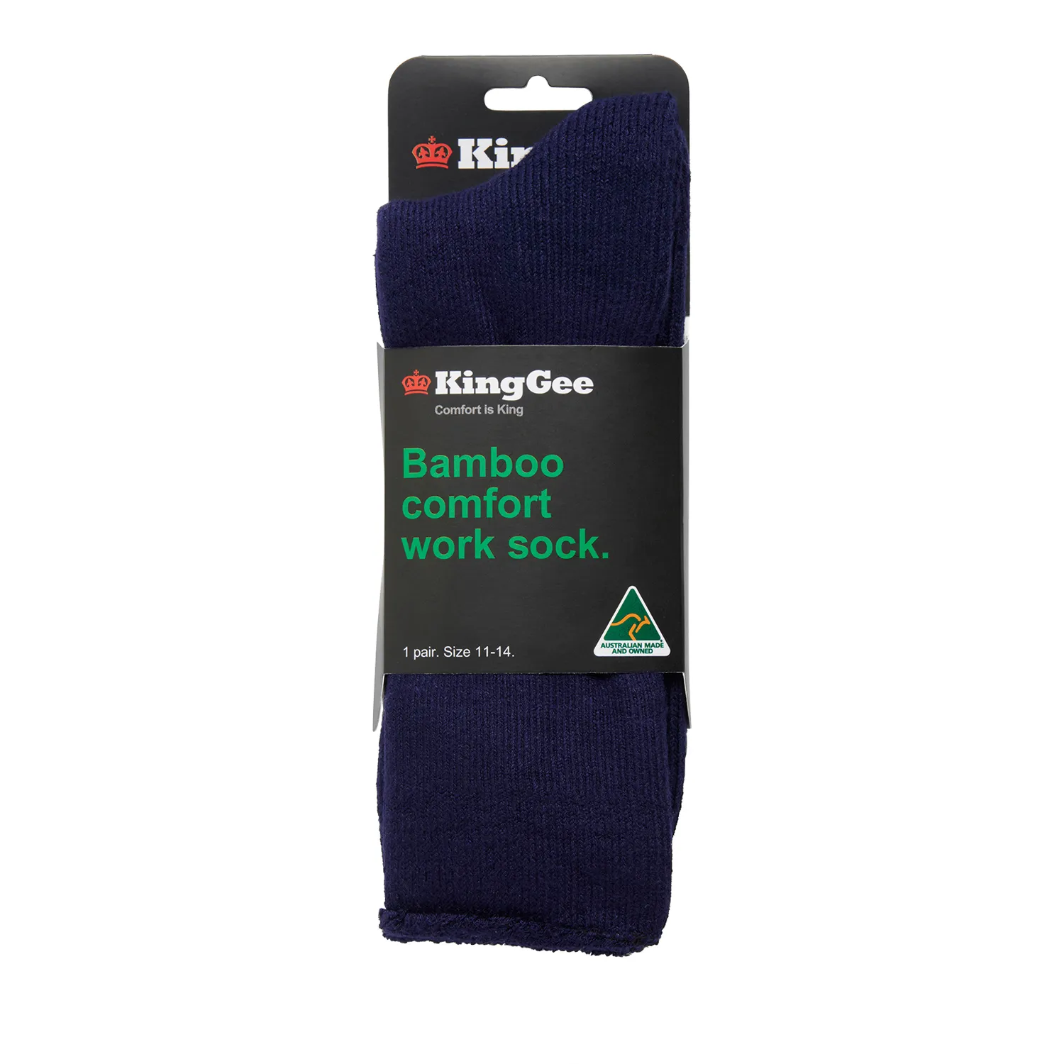 KingGee Men’s Bamboo Work Socks Denim