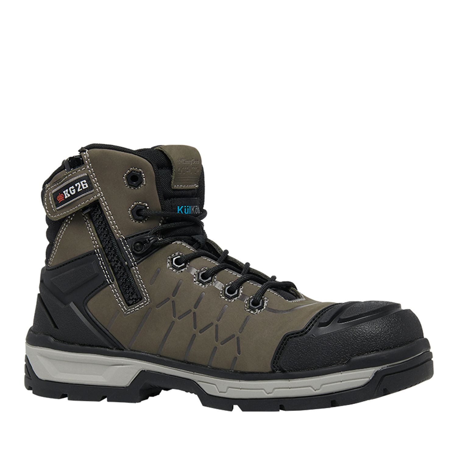 King Gee Quantum Boot Cedar Black Bowens