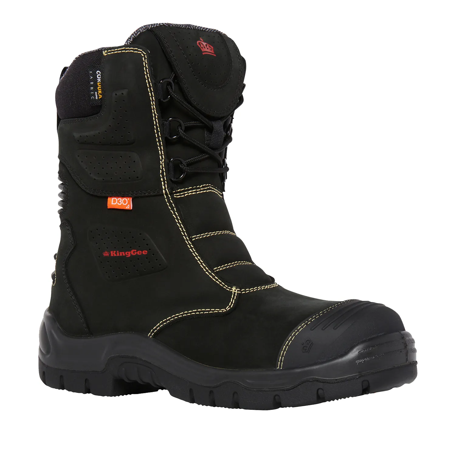 King Gee Bennu Rigger Safety Boot Black
