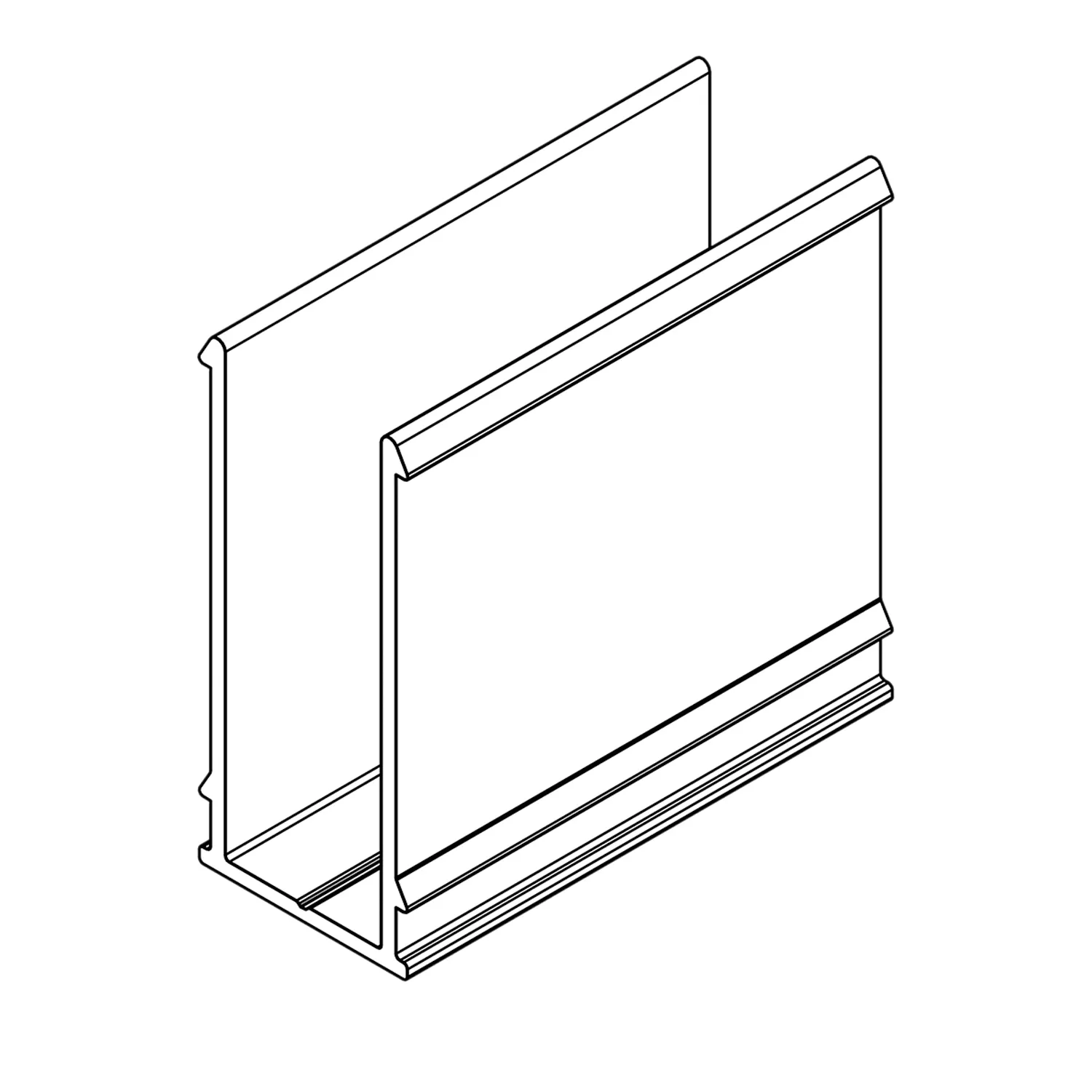 KEB5025MWG_01_01_bd583e375c86bca671ea486118bc97ebe6ddd576_KEB5025MWG_0 Knotwood Aluminium 2 Part Batten Male Woodgrain