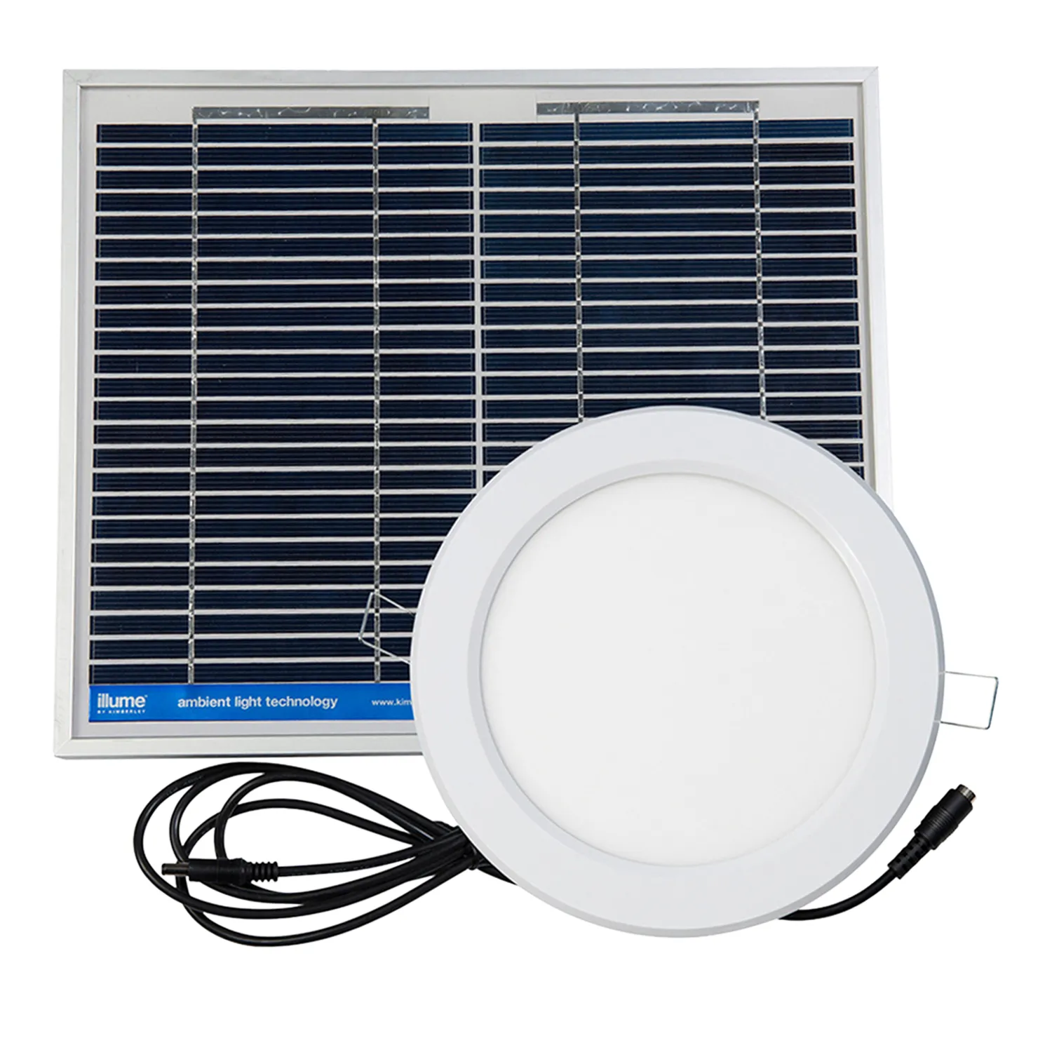 illume™ Indoor Solar Light Round Hi Spec Skylight Alternative White