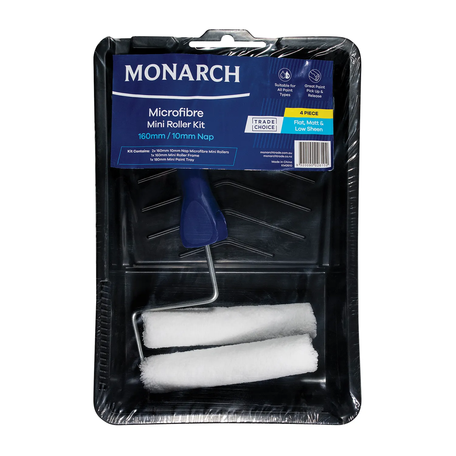 Monarch® Microfibre Paint Roller Kit