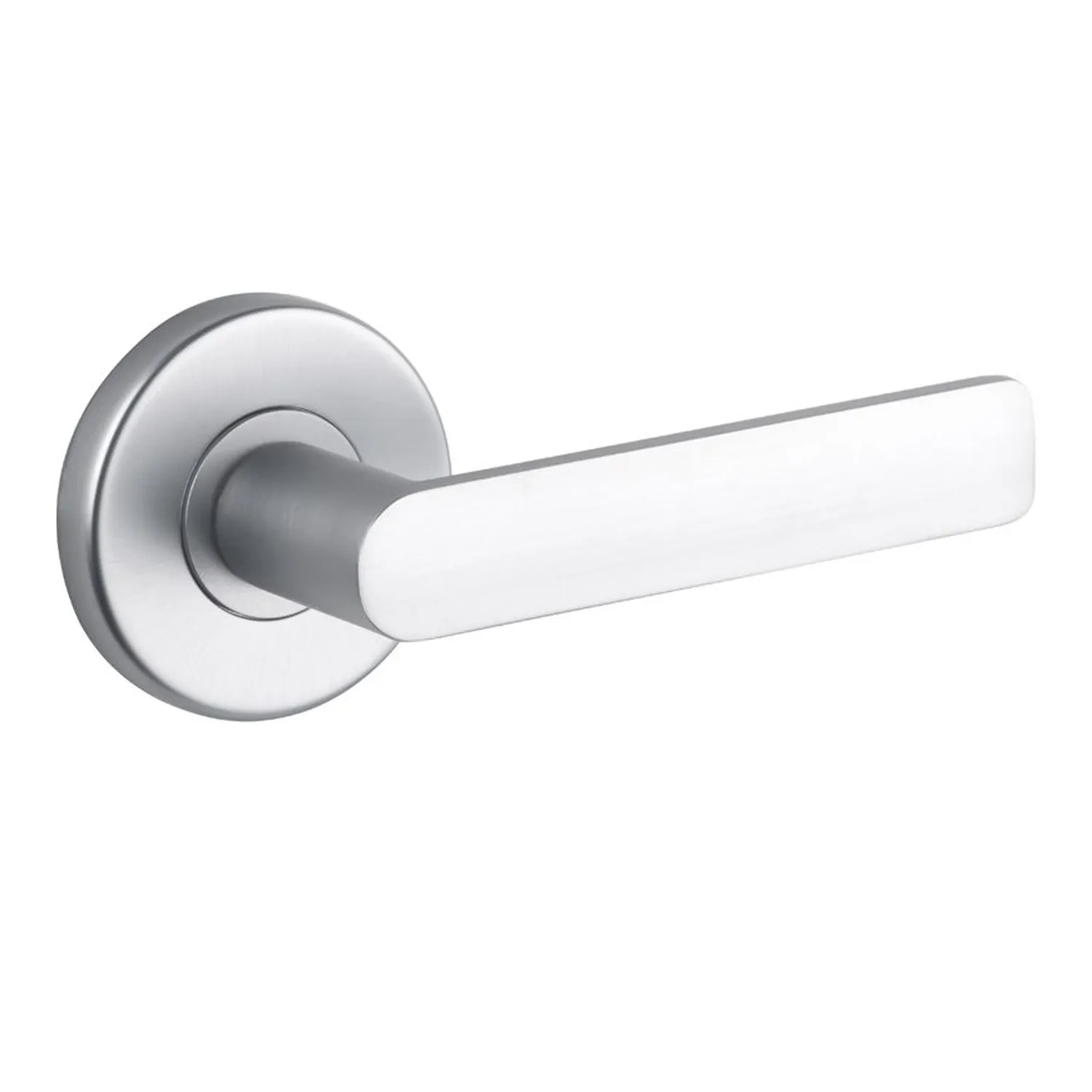 Lane Westminster Leverset Round Brushed Satin Chrome
