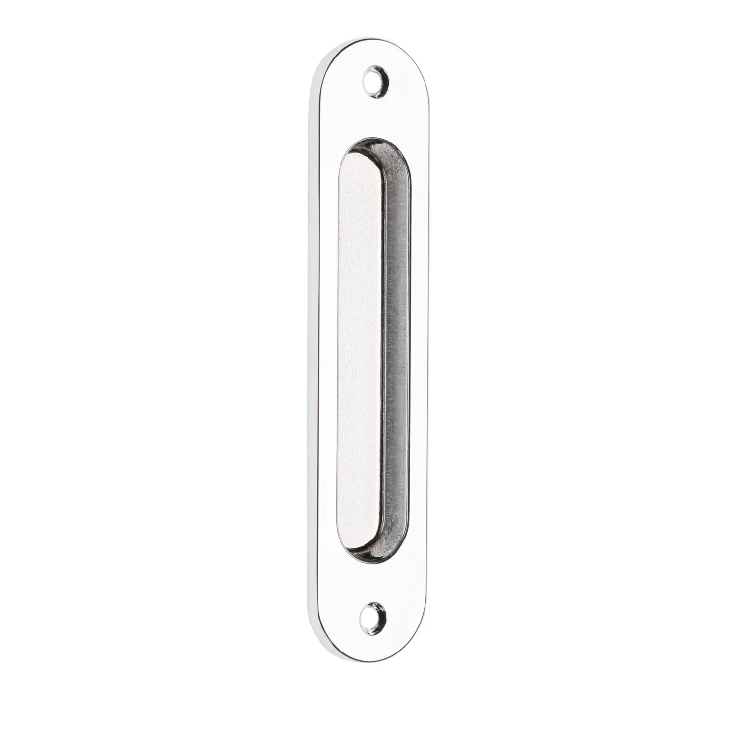 Lane Standard Oval Flush Pull Polished Chrome