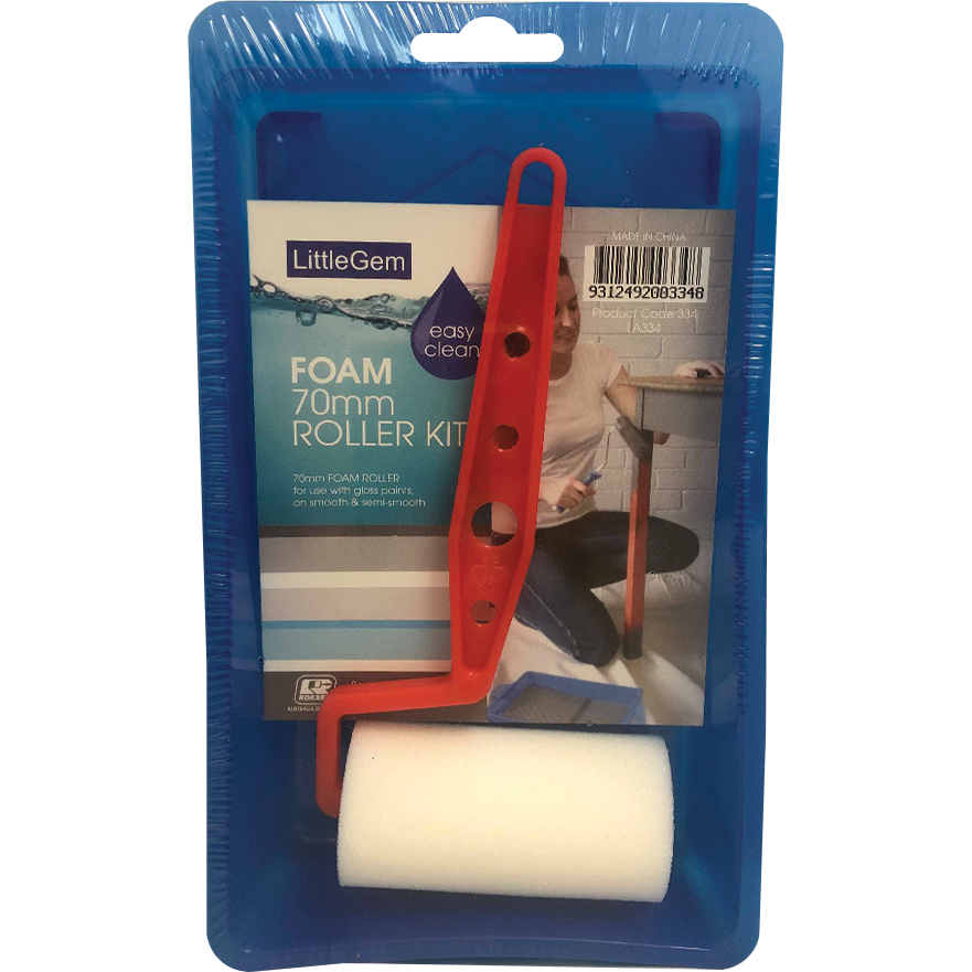 Rokset Little Gem Foam Paint Roller Kit Bowens