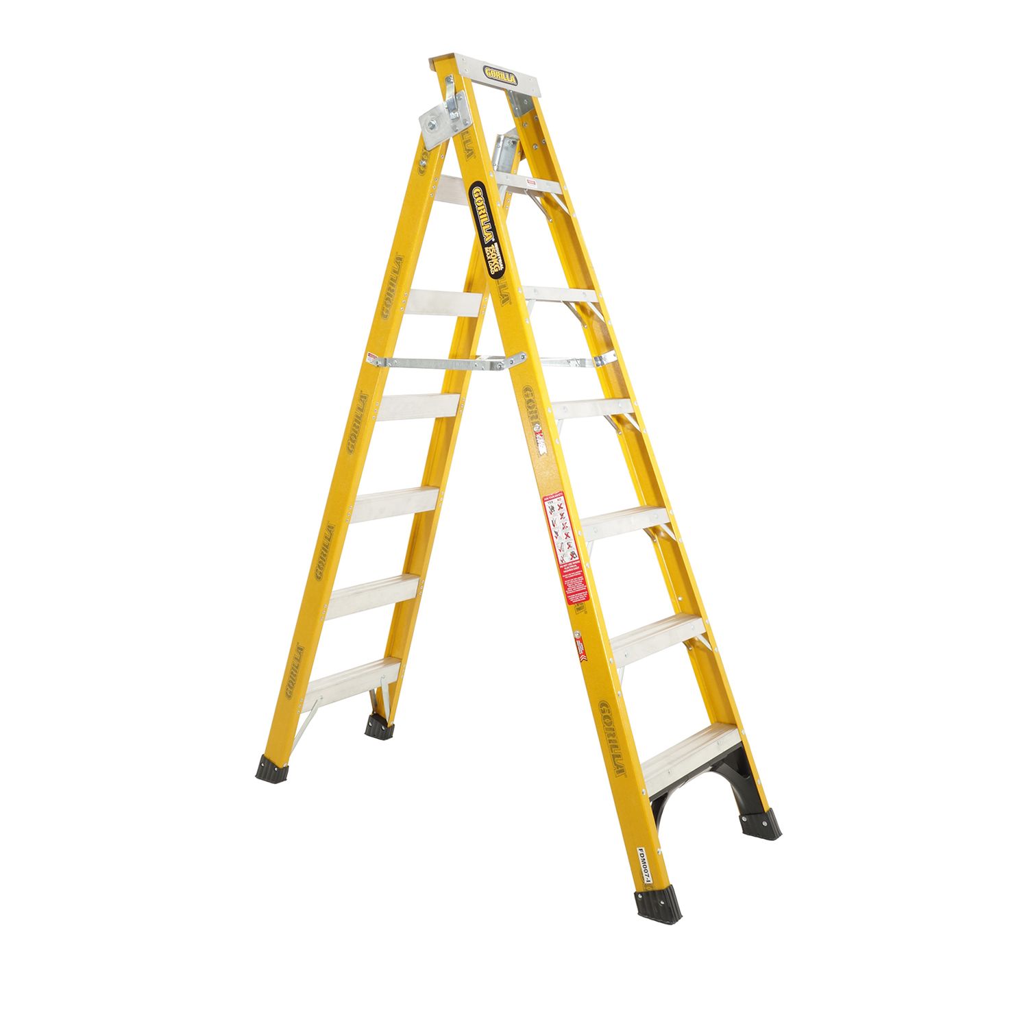 Gorilla® Fibreglass Industrial Dual Purpose Ladder Bowens