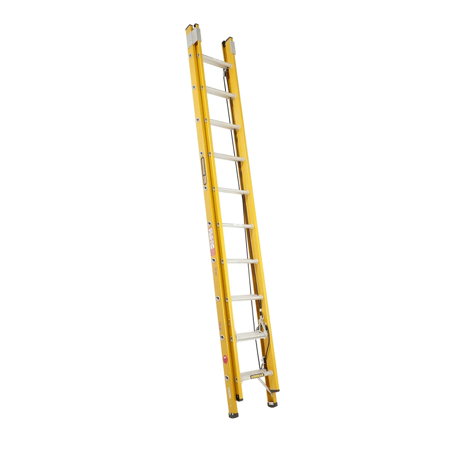 Gorilla® Fibreglass Industrial Extension Ladder Incl Pole Mount