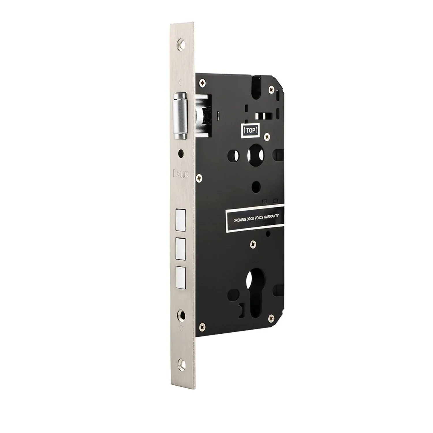 Lane Roller Mortice Lock Satin Stainless Steel