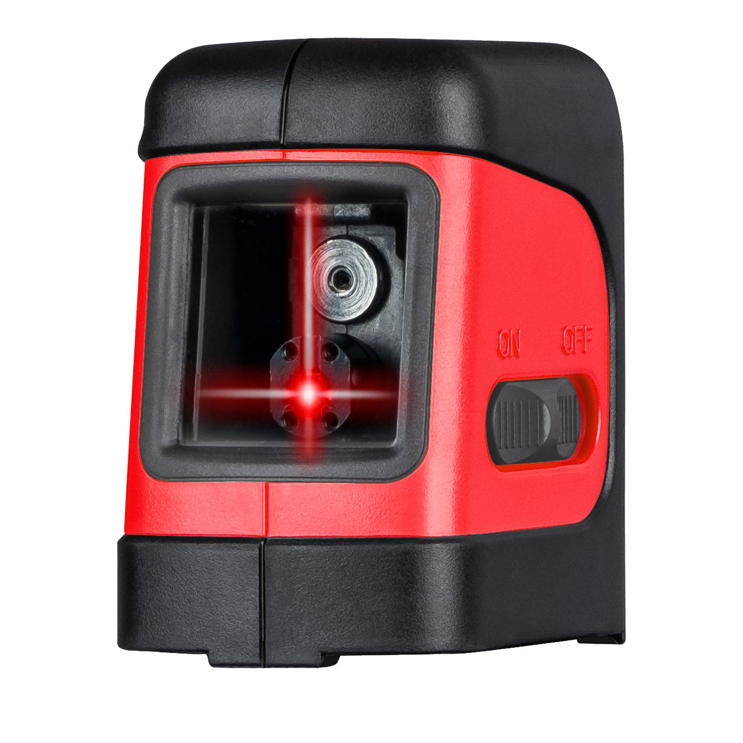 Red beam deals laser level