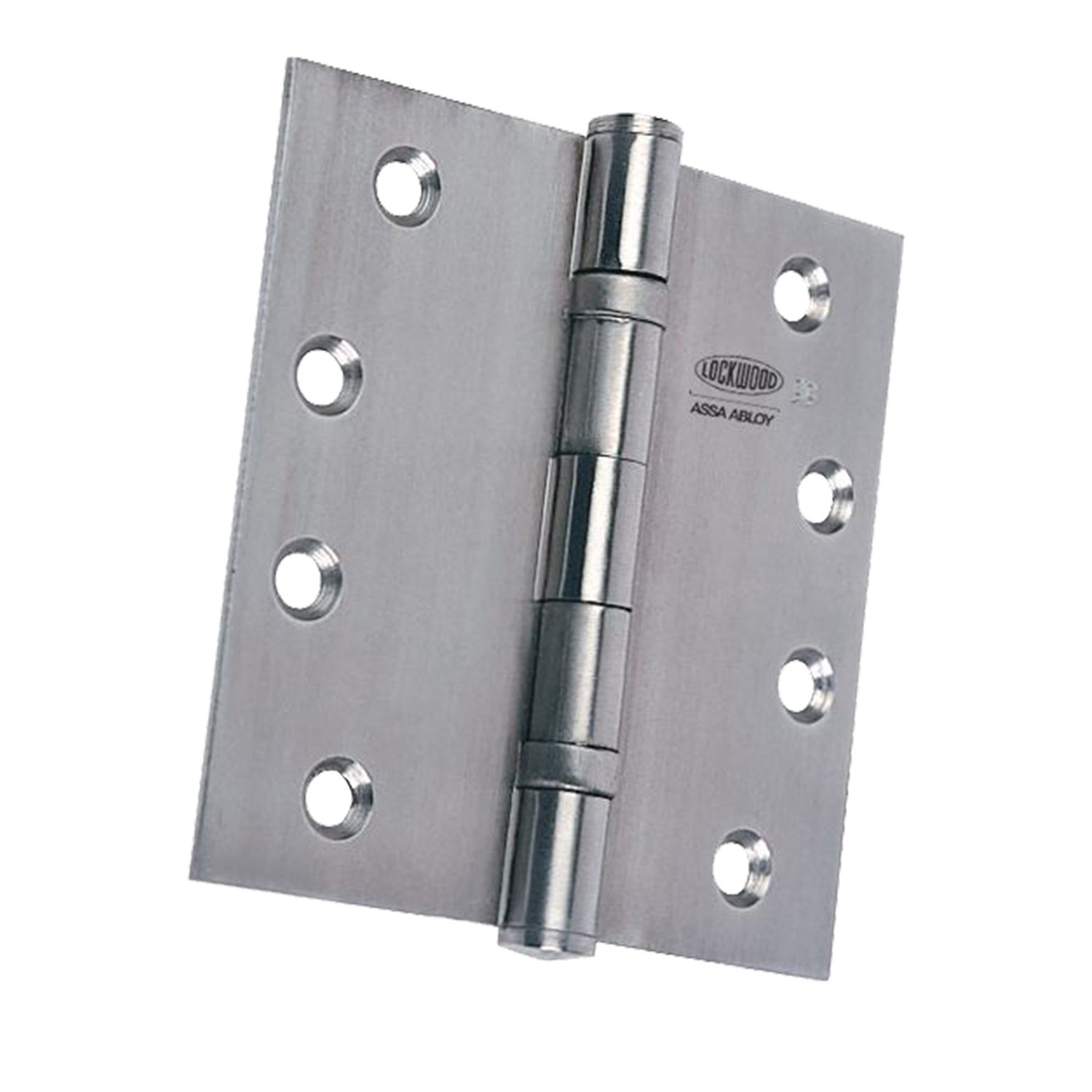 Lockwood Ball Bearing Hinge Satin Stainless Steel Bowens