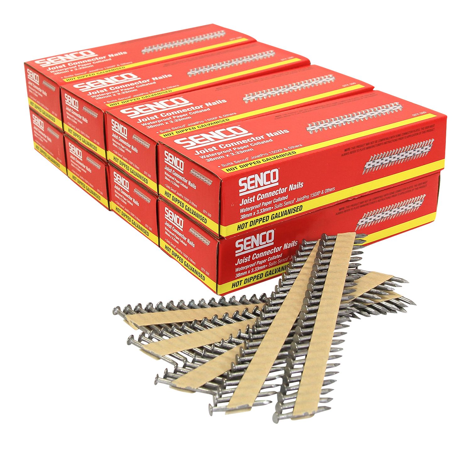 Galvanised Senco® Joist Connector Nails 34° Paper Collated Bowens