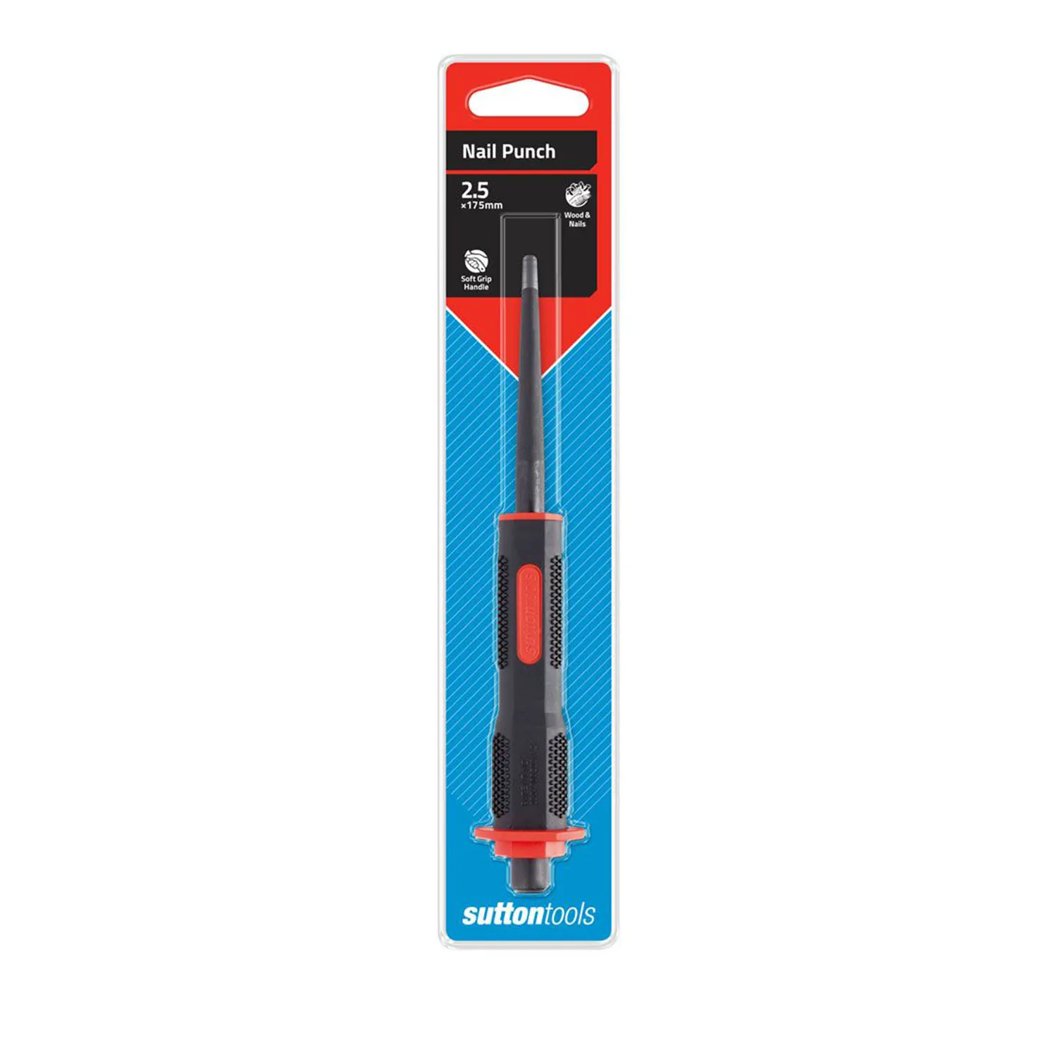 Sutton Tools M709 Soft Grip Nail Punch