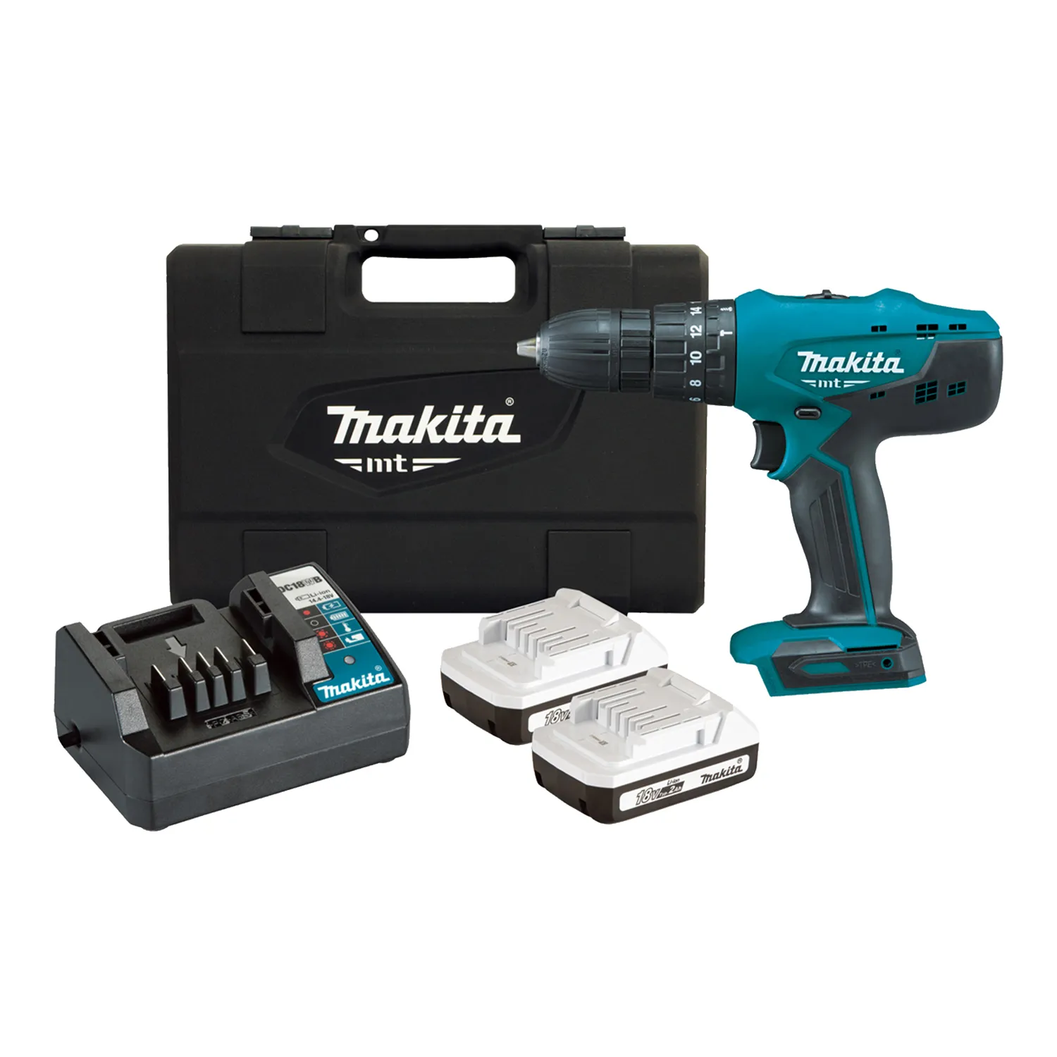 Makita® M8301D003 18V Hammer Driver Drill Kit