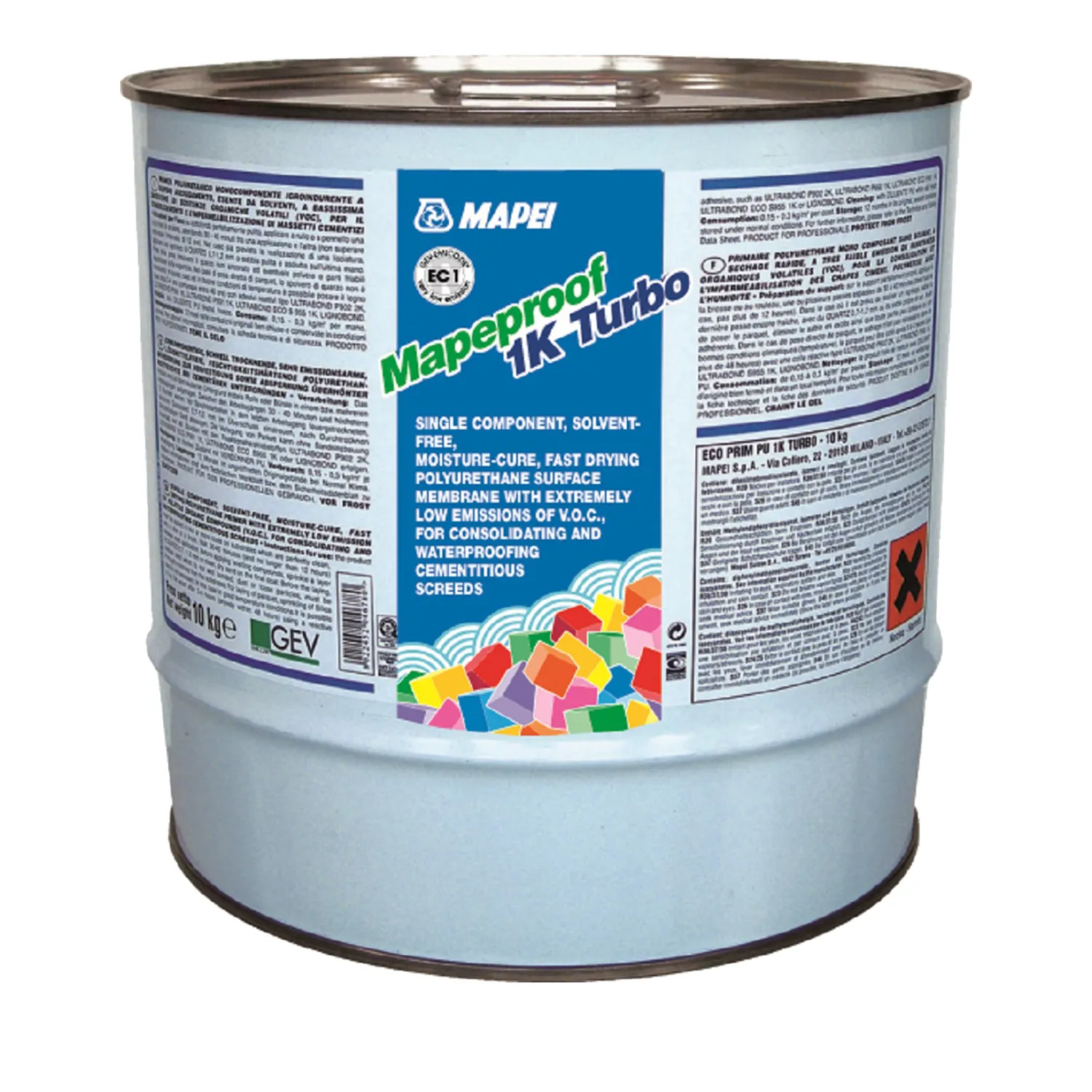 Mapei® Mapeproof Turbo 1K Surface Membrane