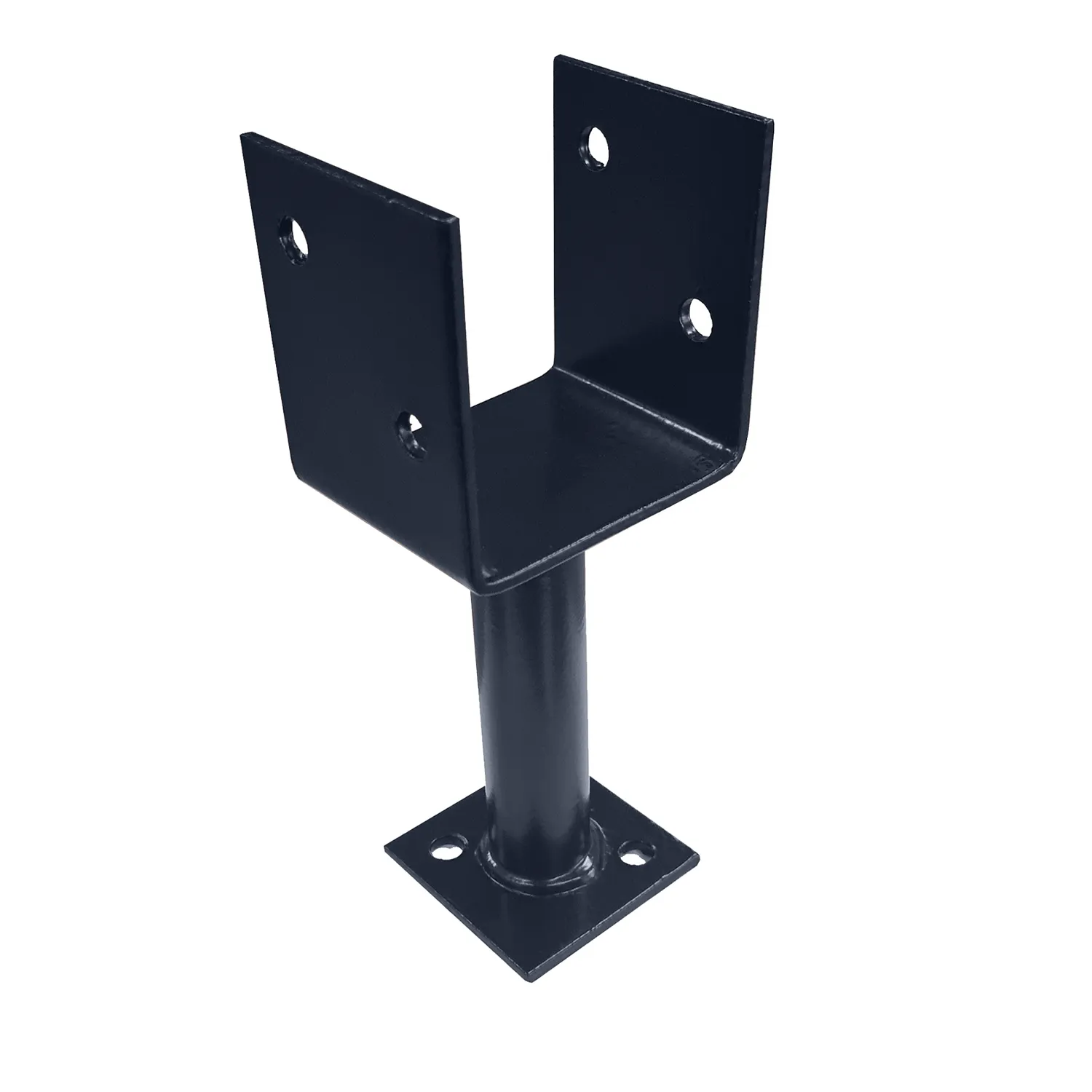 Maxi Metals U Shaped Post Support Black