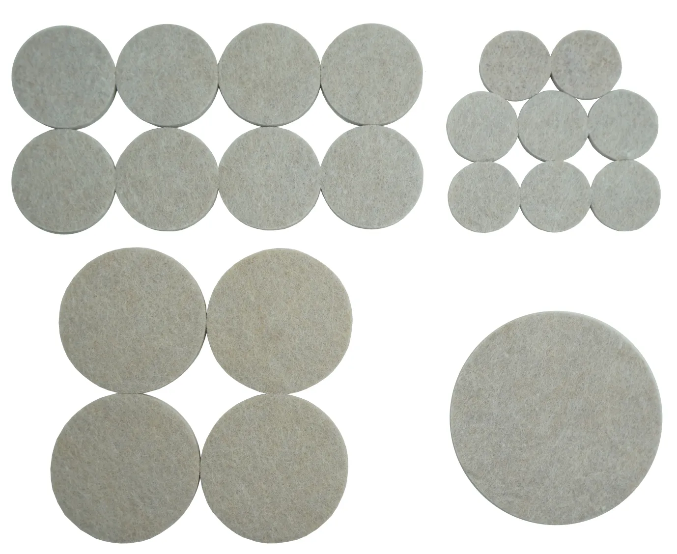 Hardfast Round Assorted Felt Pads