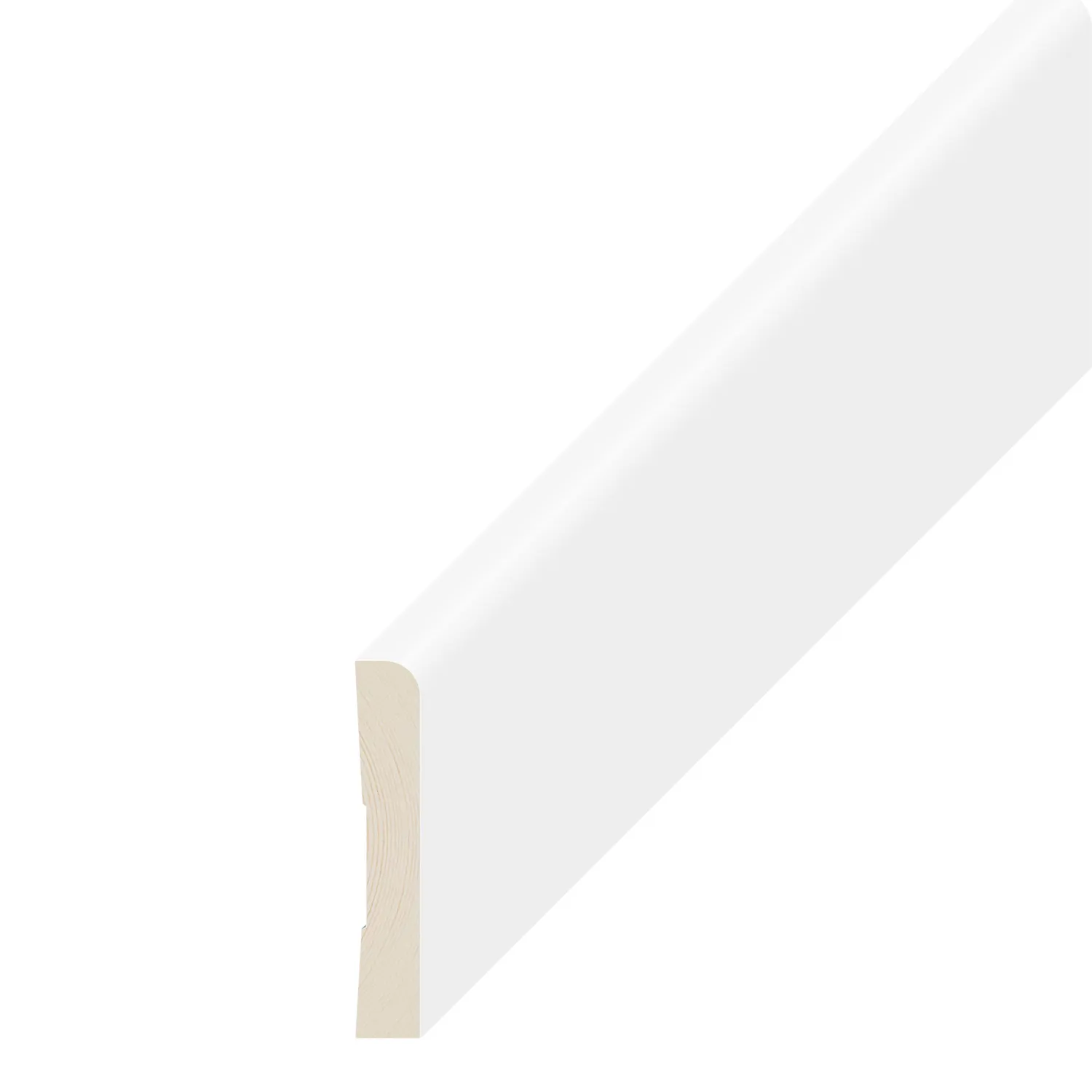 66x11mm Pine Architrave & Skirting Pencil Round FJ Primed