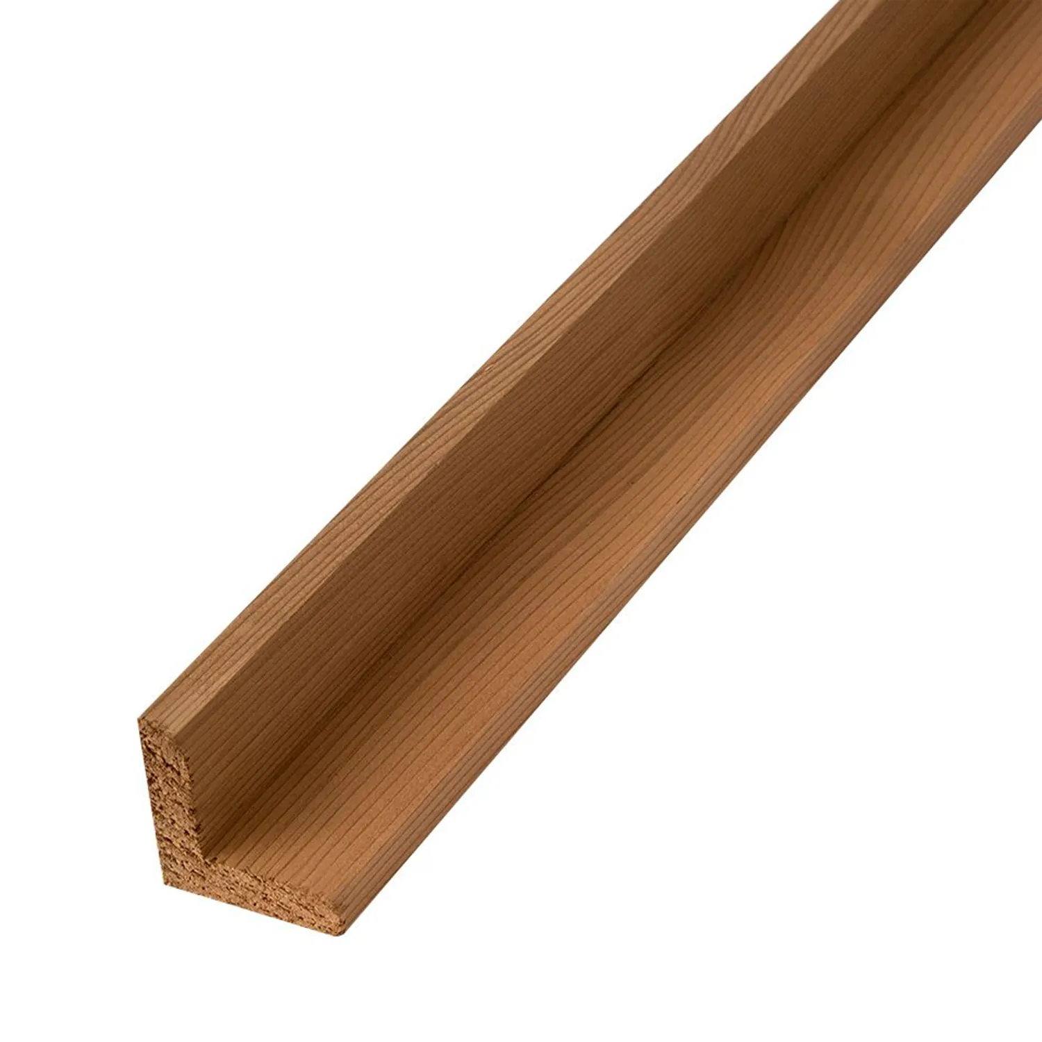 40x40mm Western Red Cedar Moulding External Corner