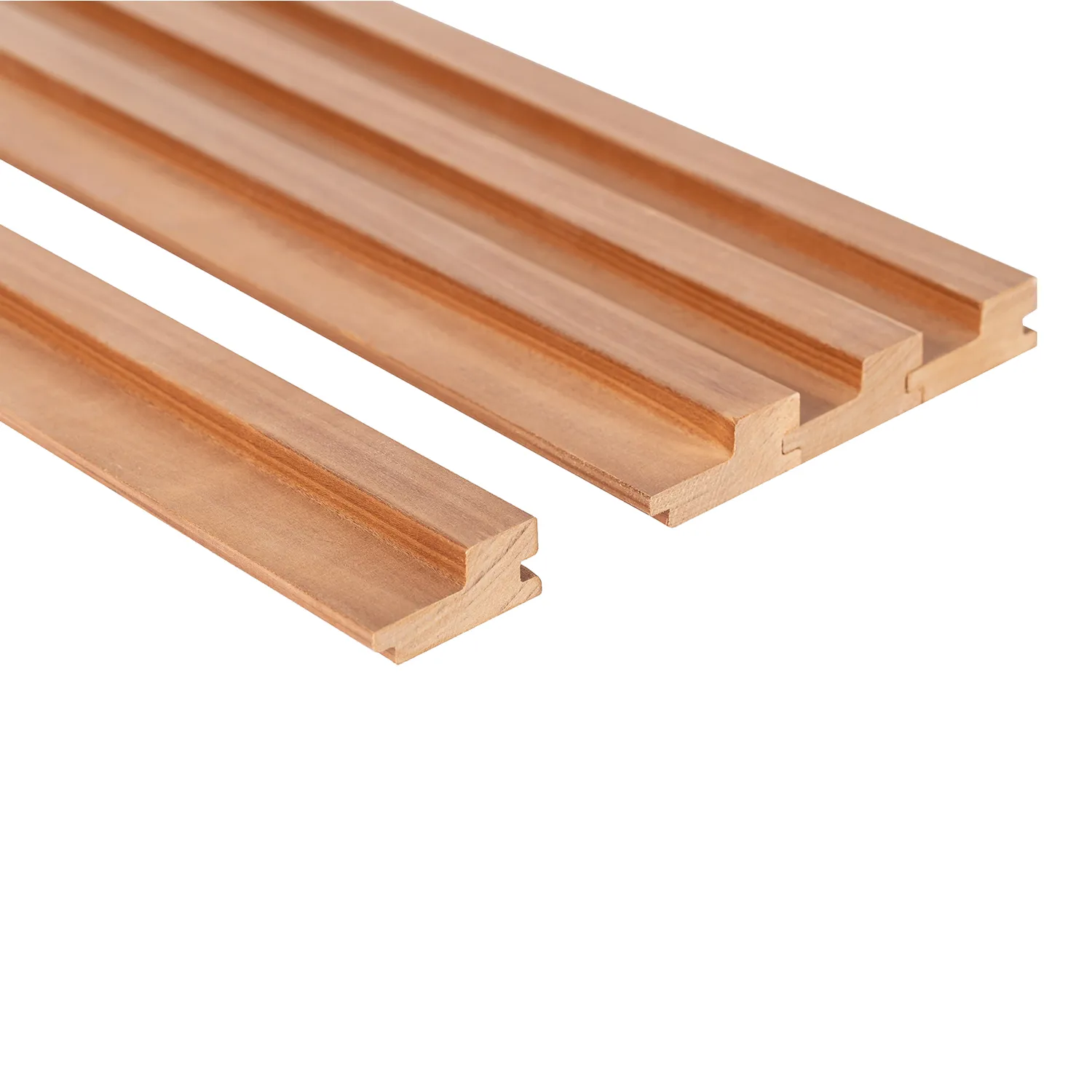 Thermory® Thermo Aspen STEP Sauna Interior Wall Panel Raw
