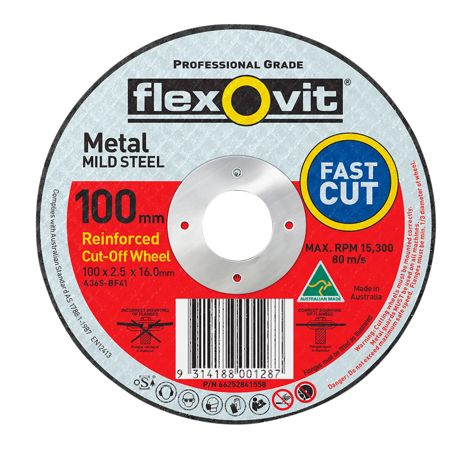 Flexovit® FH38 Metal Cut Off Wheel