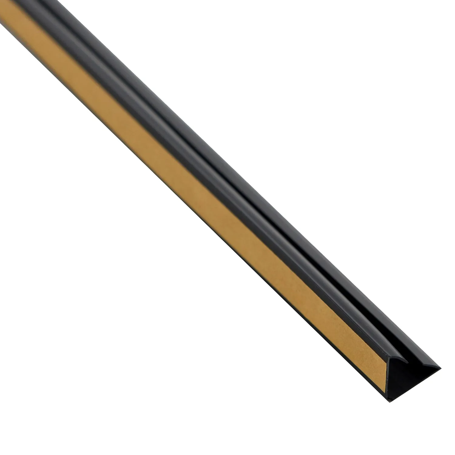 Novas Self Adhesive Perimeter Door Seal Double Black