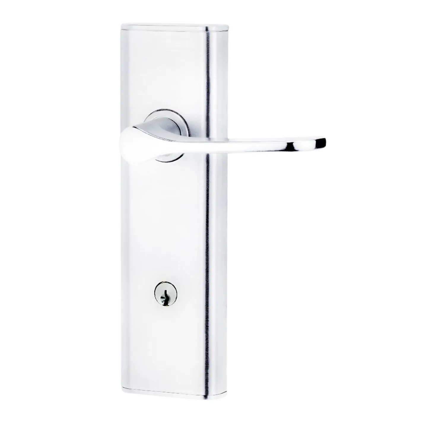 NXV12134CP5PK_01_01_212ff9b76b4a8cc2fbb21db9a8dd2f5621bbd09c_NXV12134CP5PK_1 Lockwood Nexion® Vision Mechanical Entry Lockset Saltbush Lever Chrome Plated