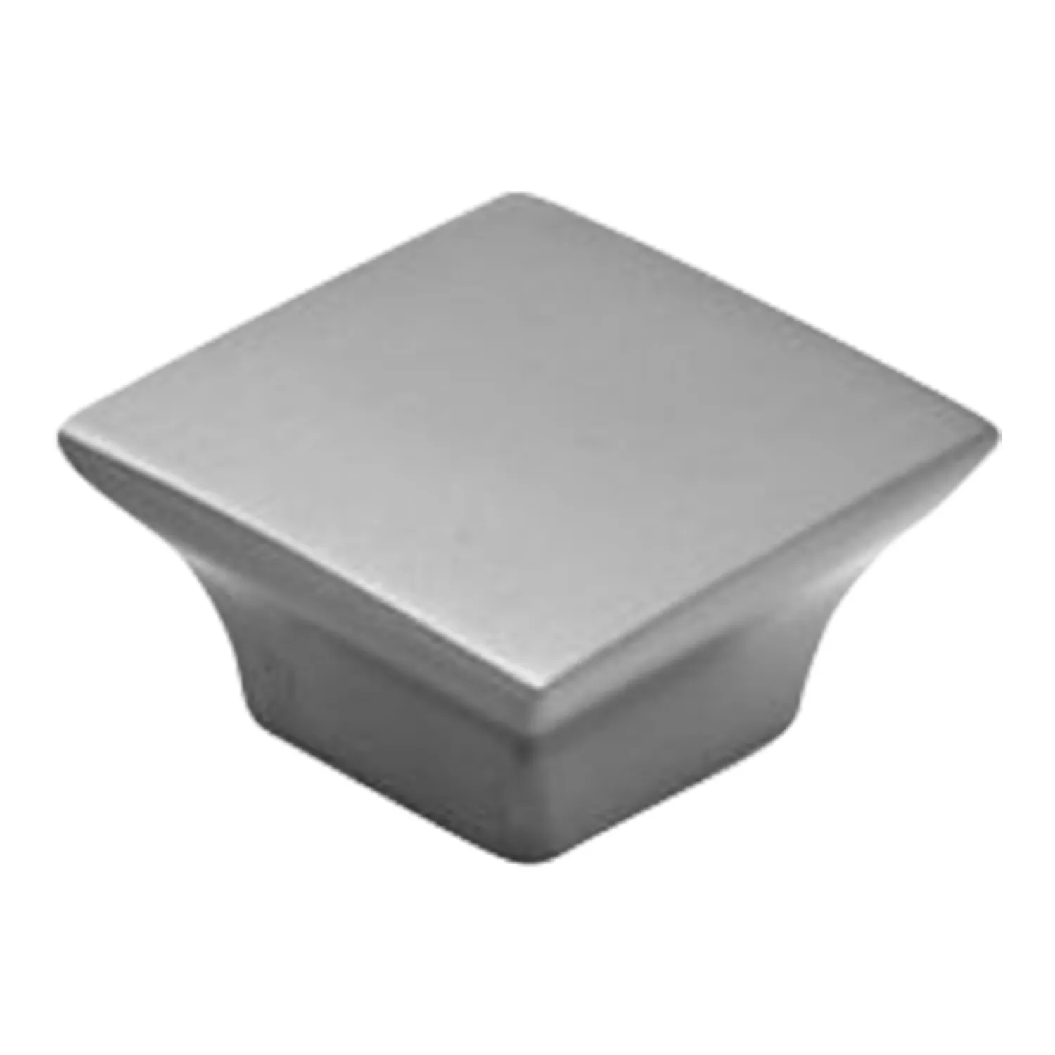 O968790_01_01_26b7c79aca304090e7a1ce617a05c17a42a708ff_Square_Knob Prestige Square Mushroom Cabinet Door Knob Brushed Nickel