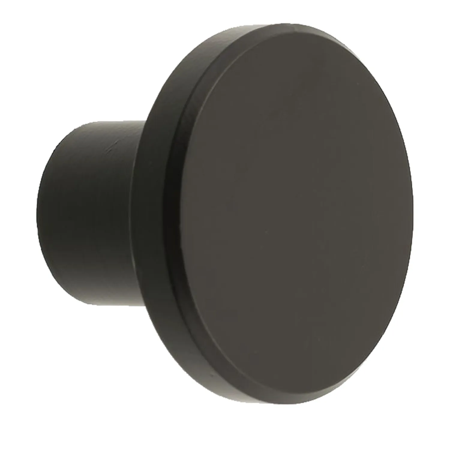 Prestige Round Post Knob Matte Black