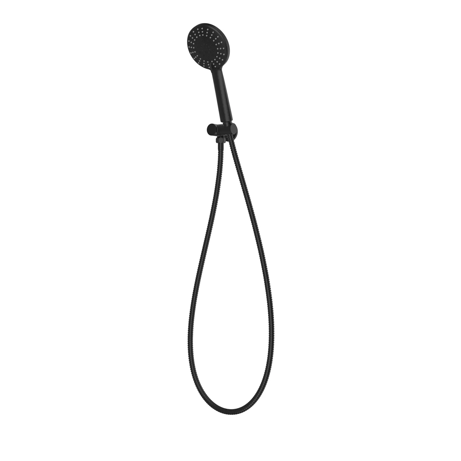 Interbath® Arno Round Wall Mounted Hand Shower Matte Black