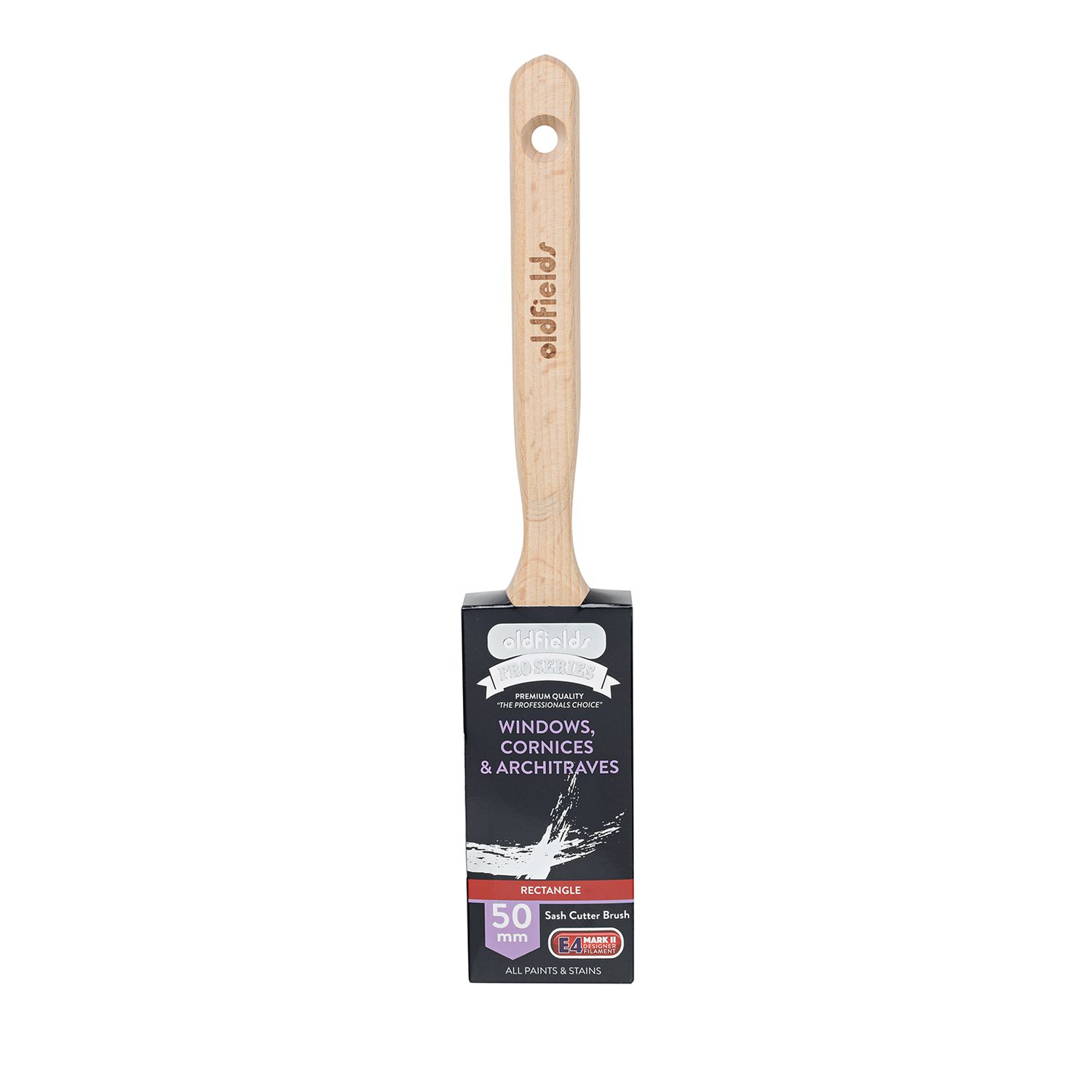 Oldfields Pro Series Rectangle Sash Cutter Paint Brush Bowens