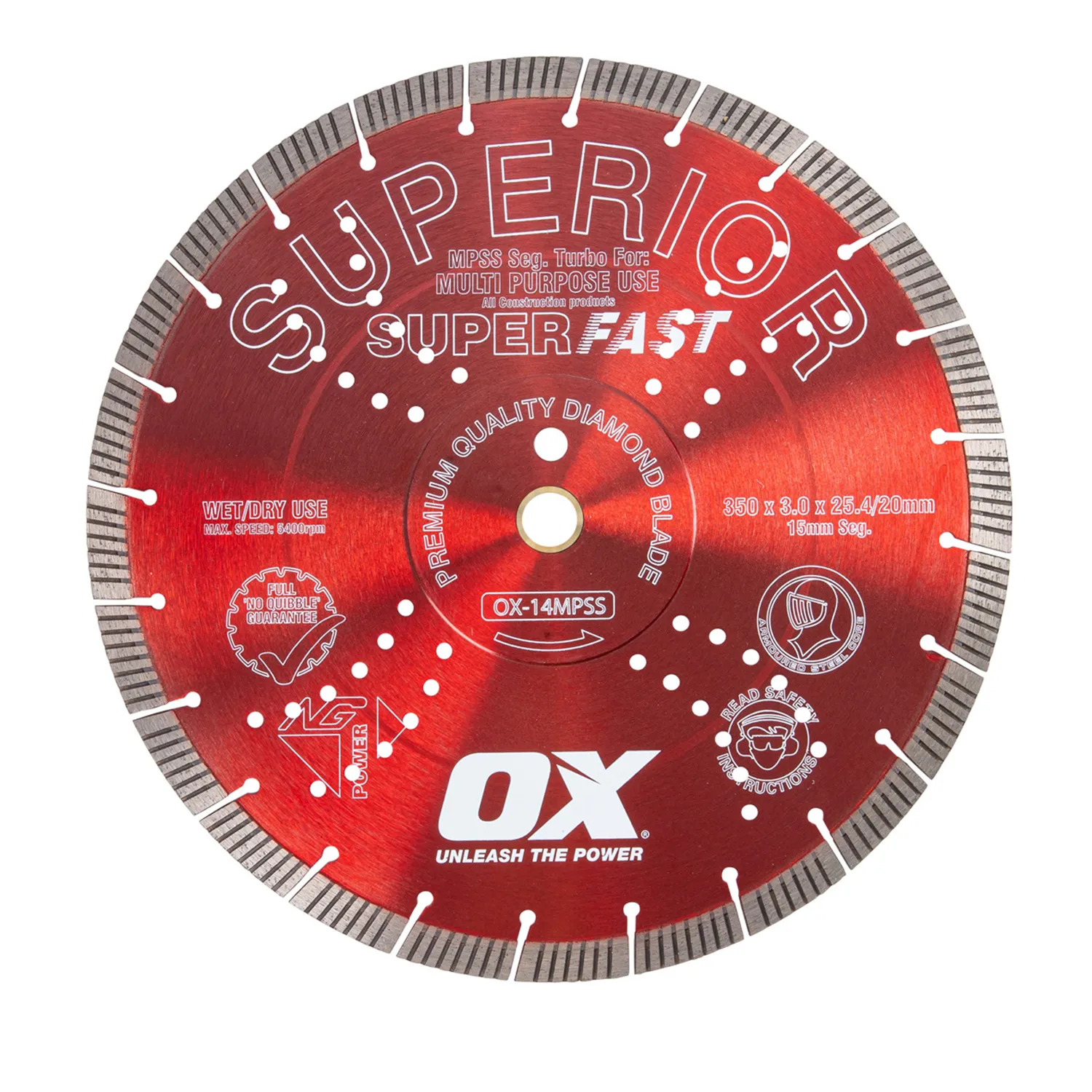 OX® MPSS Turbo Diamond Blade